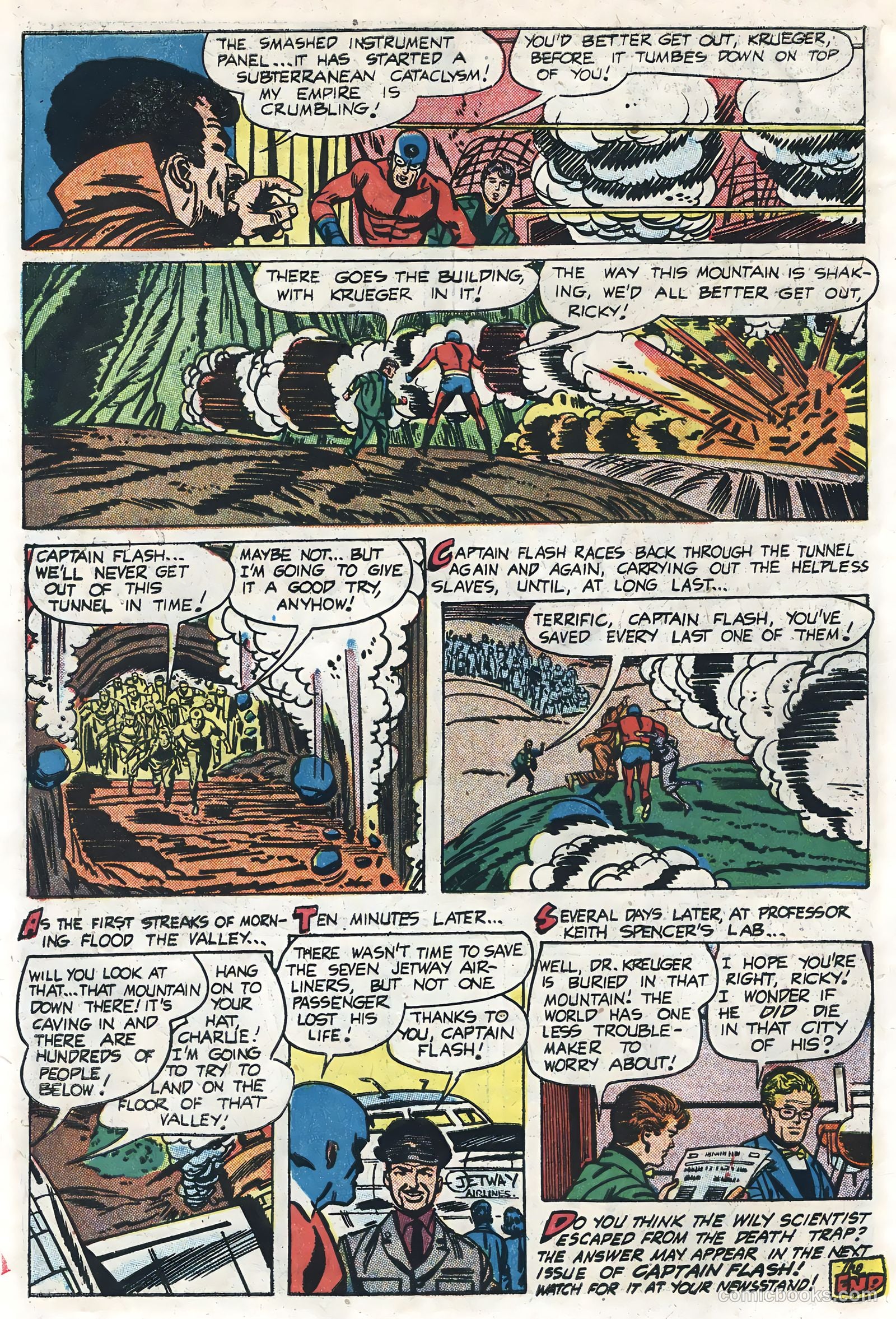 Captain Flash #4 — page 32 of 36