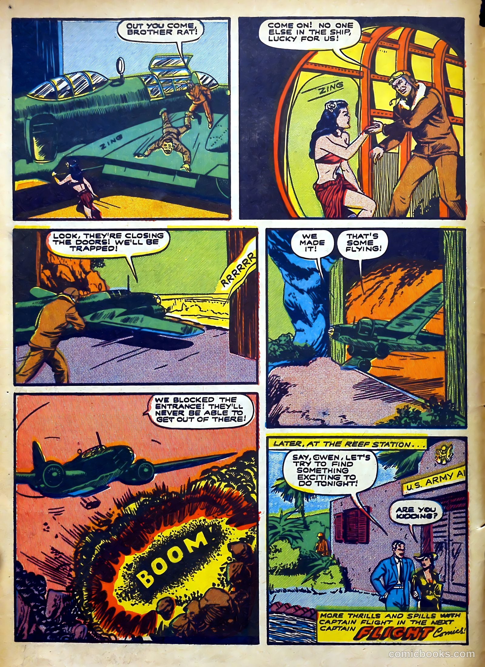 Captain Flight Comics #10 — page 8 of 52