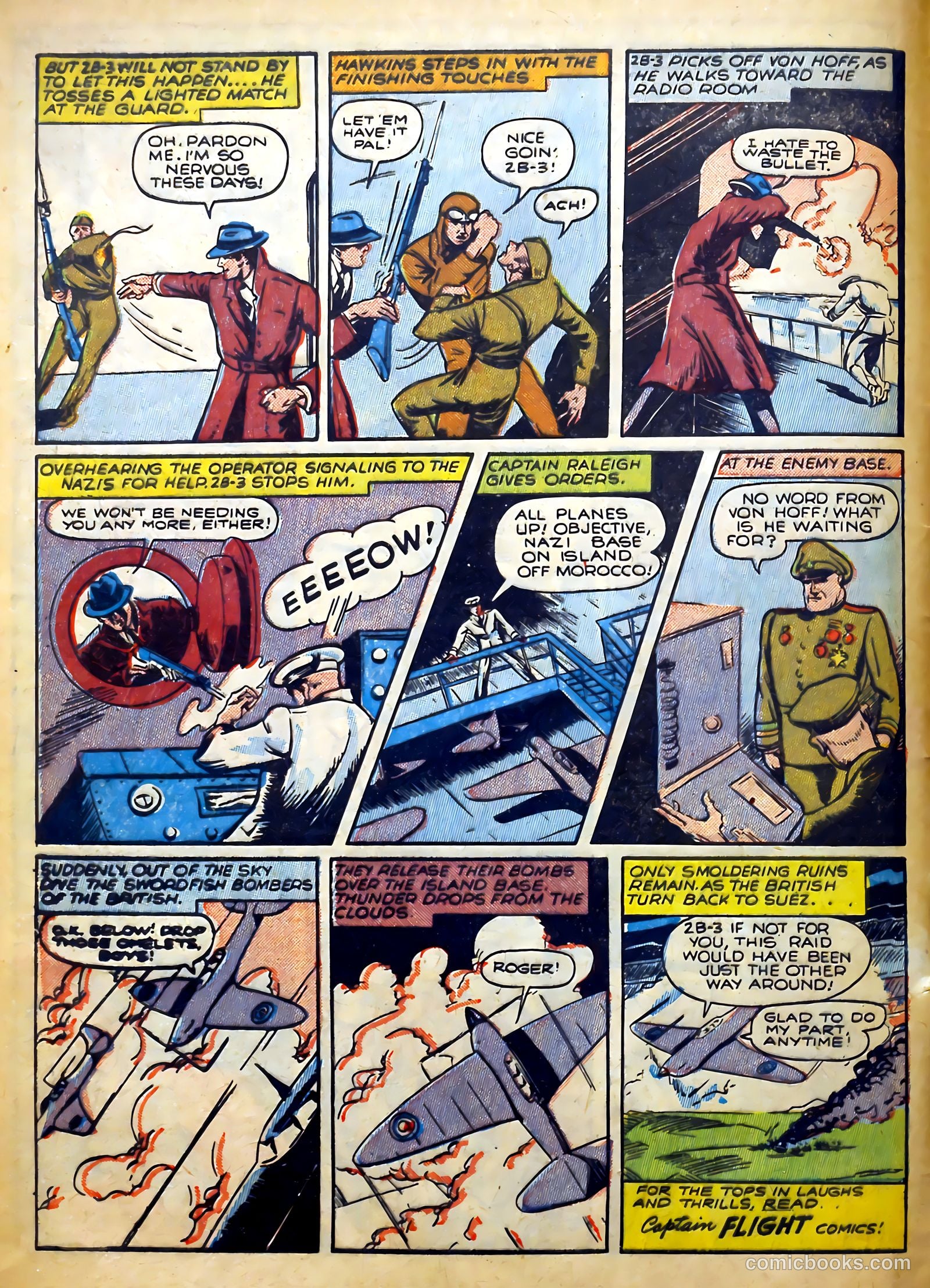Captain Flight Comics #10 — page 12 of 52