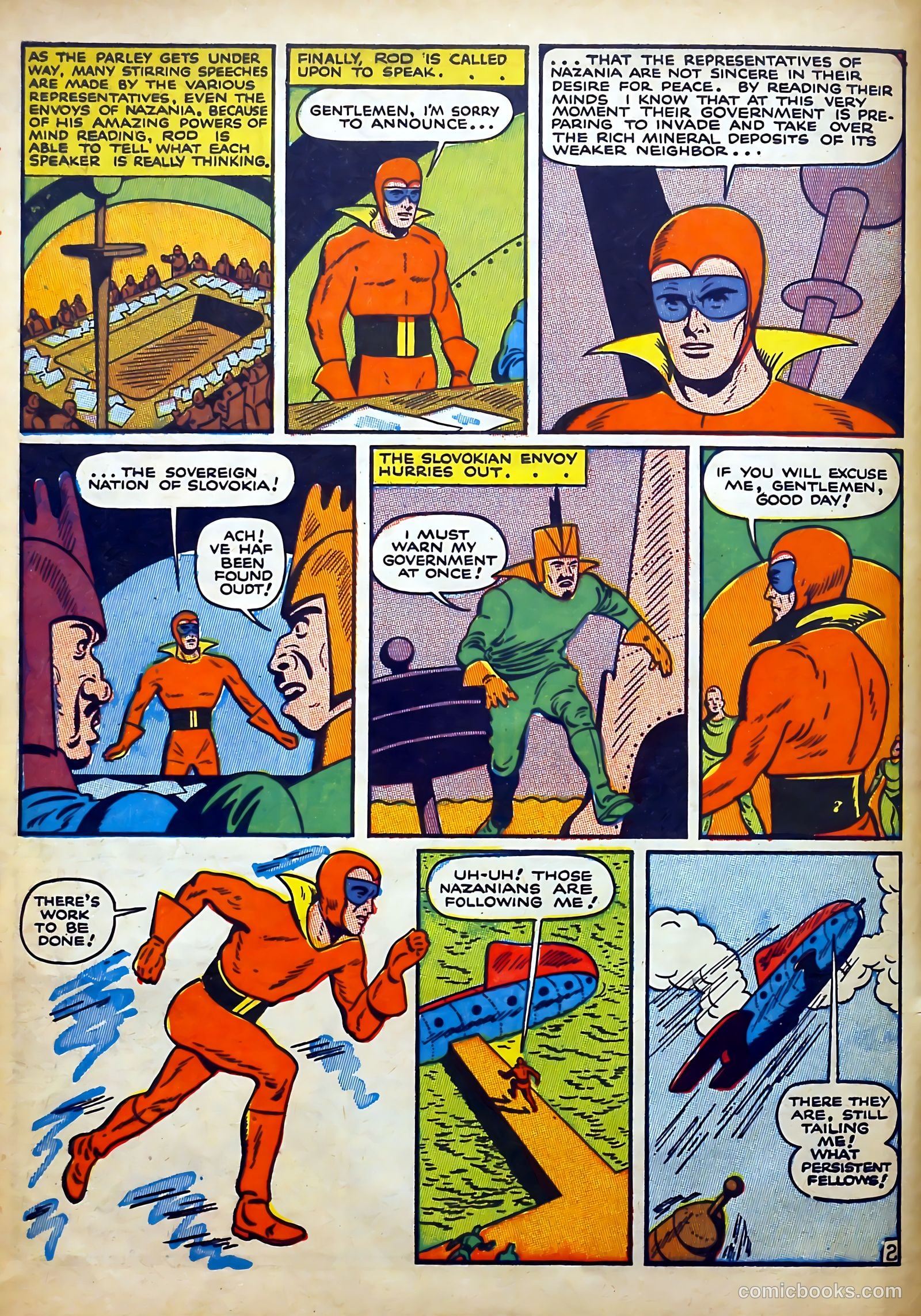 Captain Flight Comics #10 — page 14 of 52