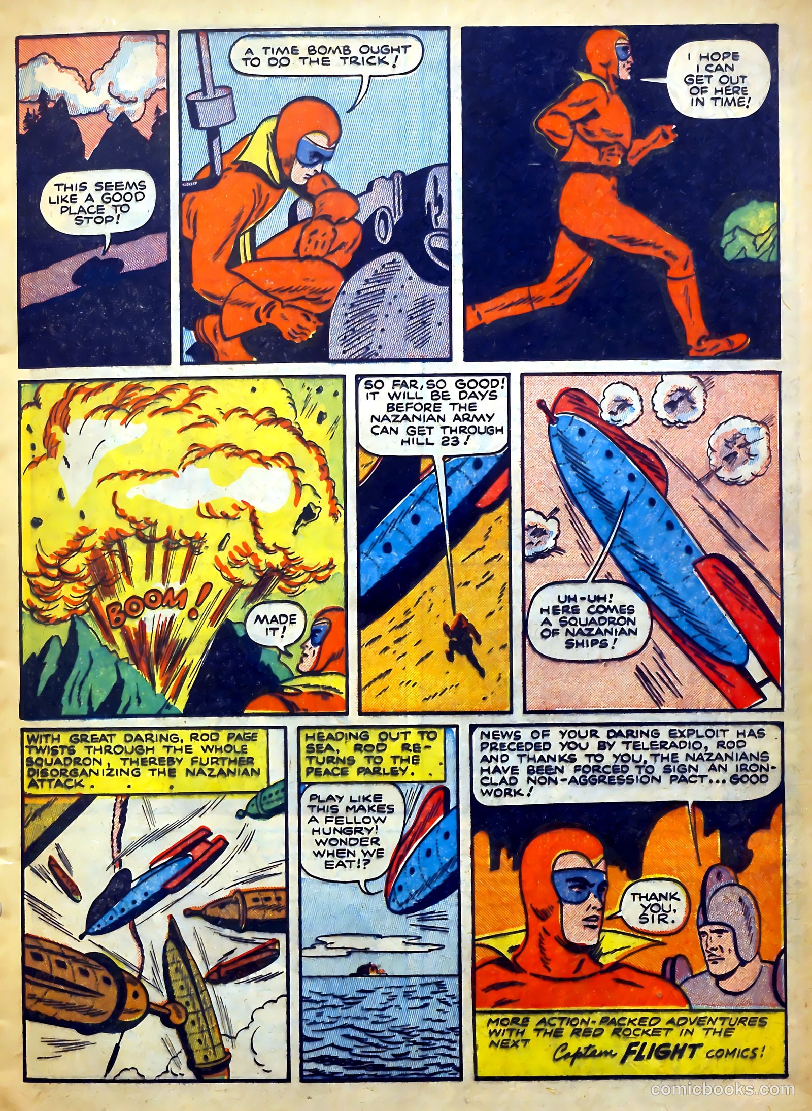 Captain Flight Comics #10 — page 17 of 52