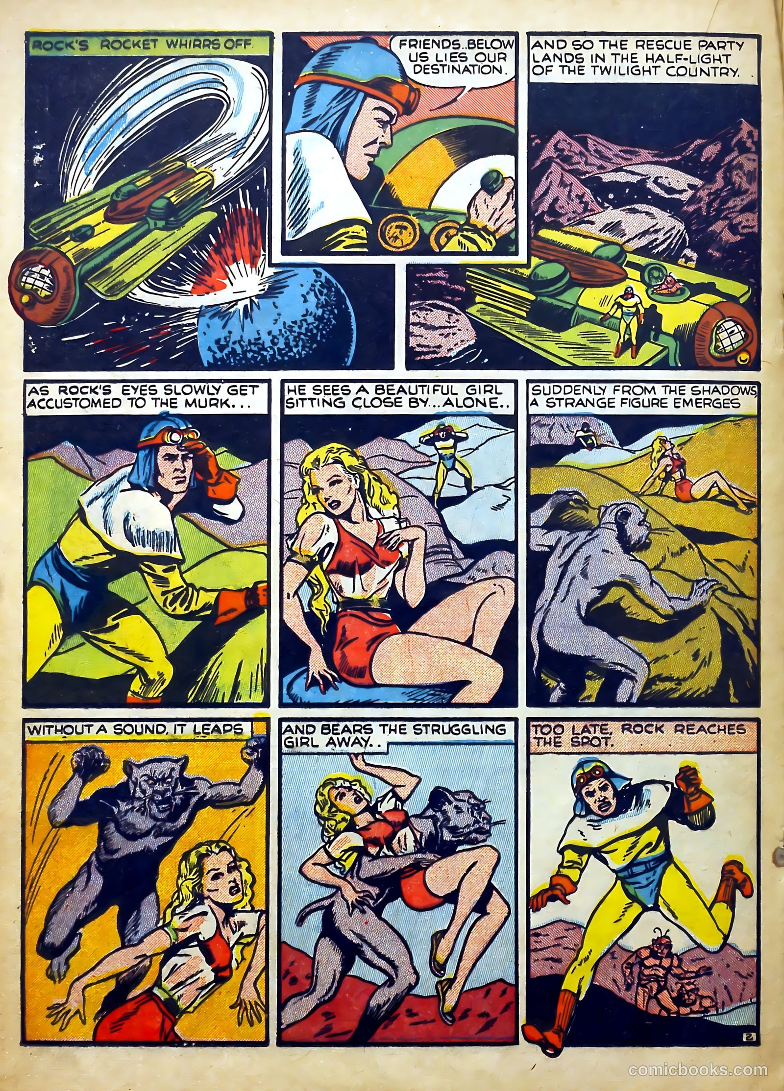 Captain Flight Comics #10 — page 28 of 52