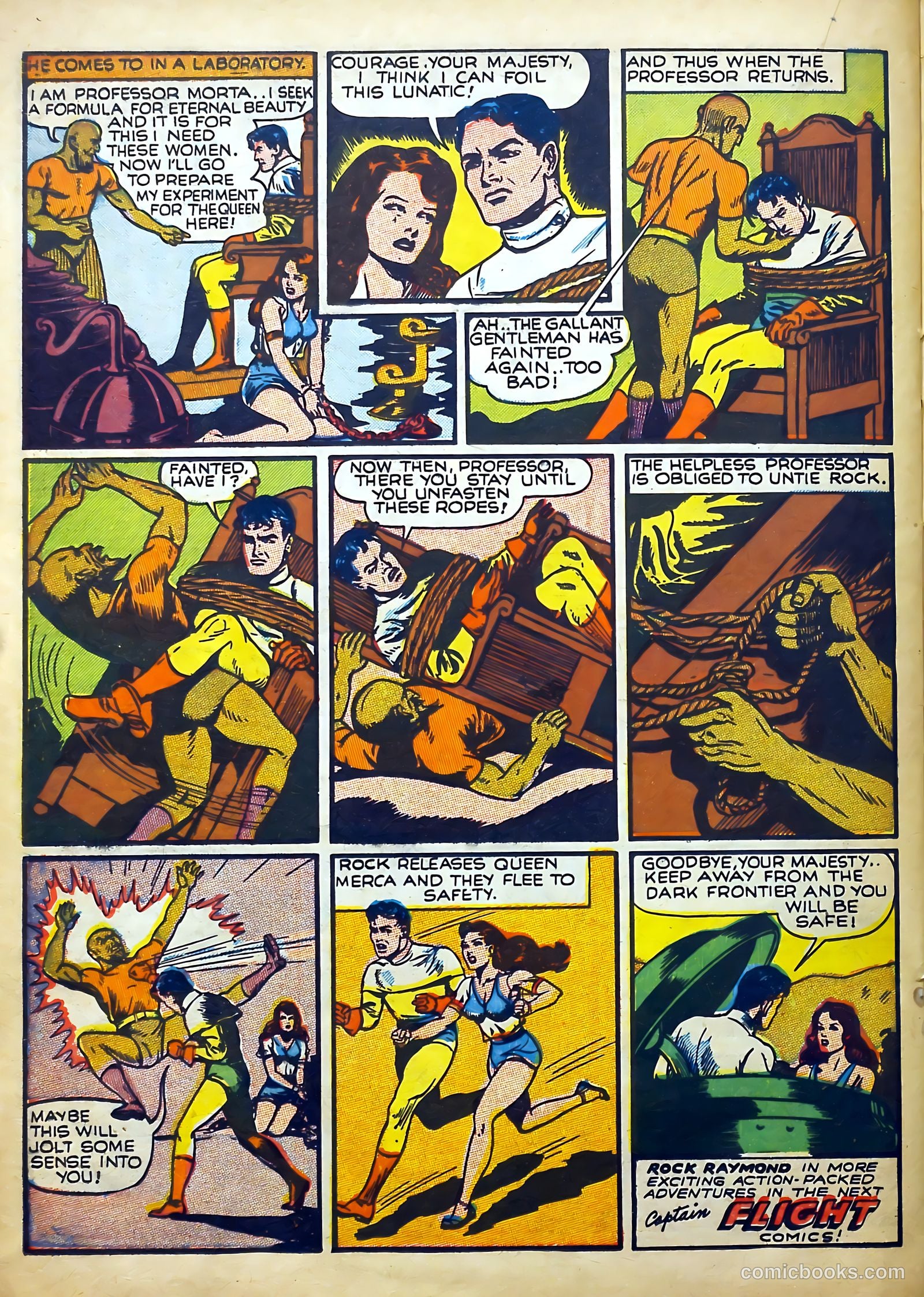 Captain Flight Comics #10 — page 32 of 52