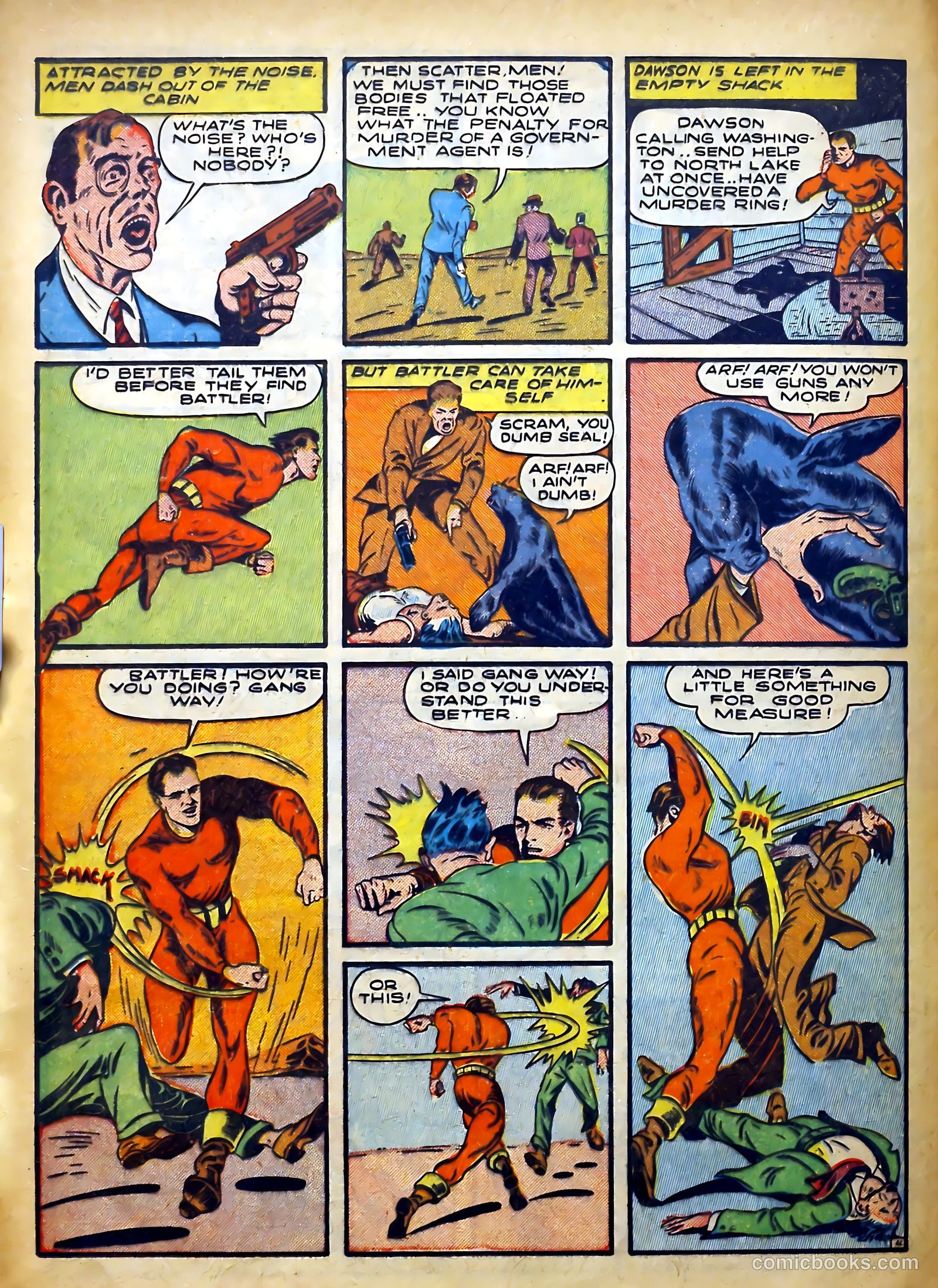 Captain Flight Comics #10 — page 36 of 52