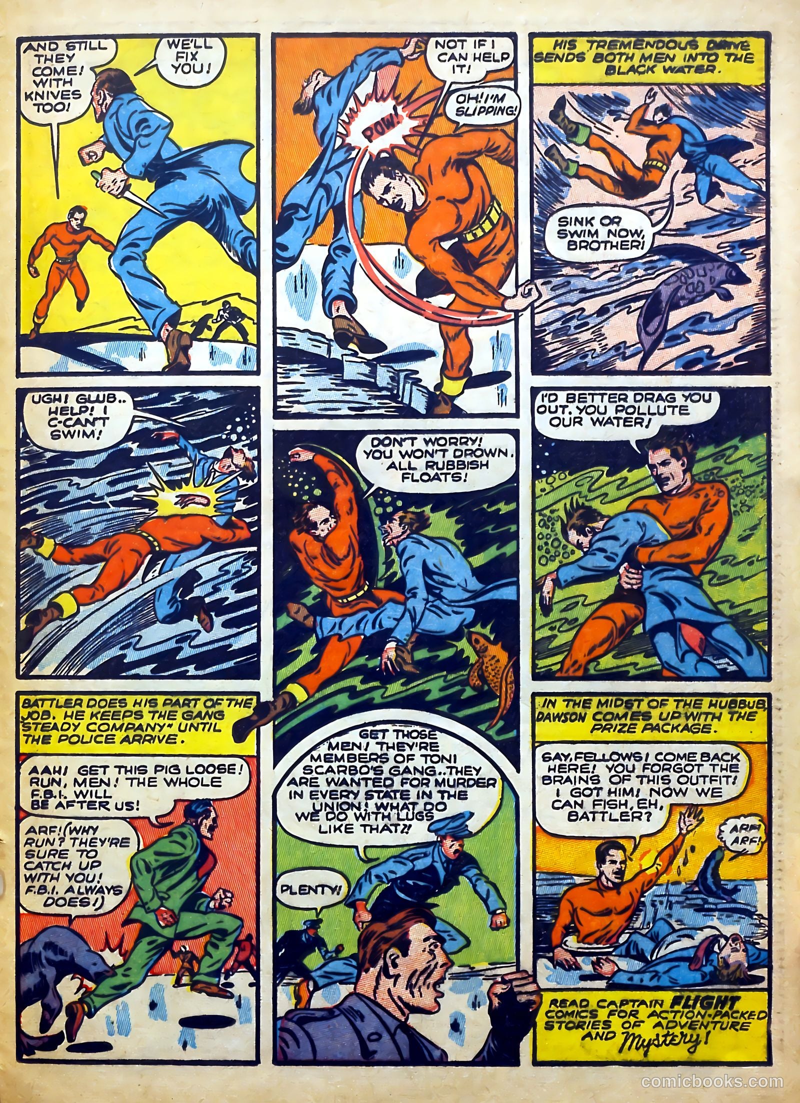 Captain Flight Comics #10 — page 37 of 52
