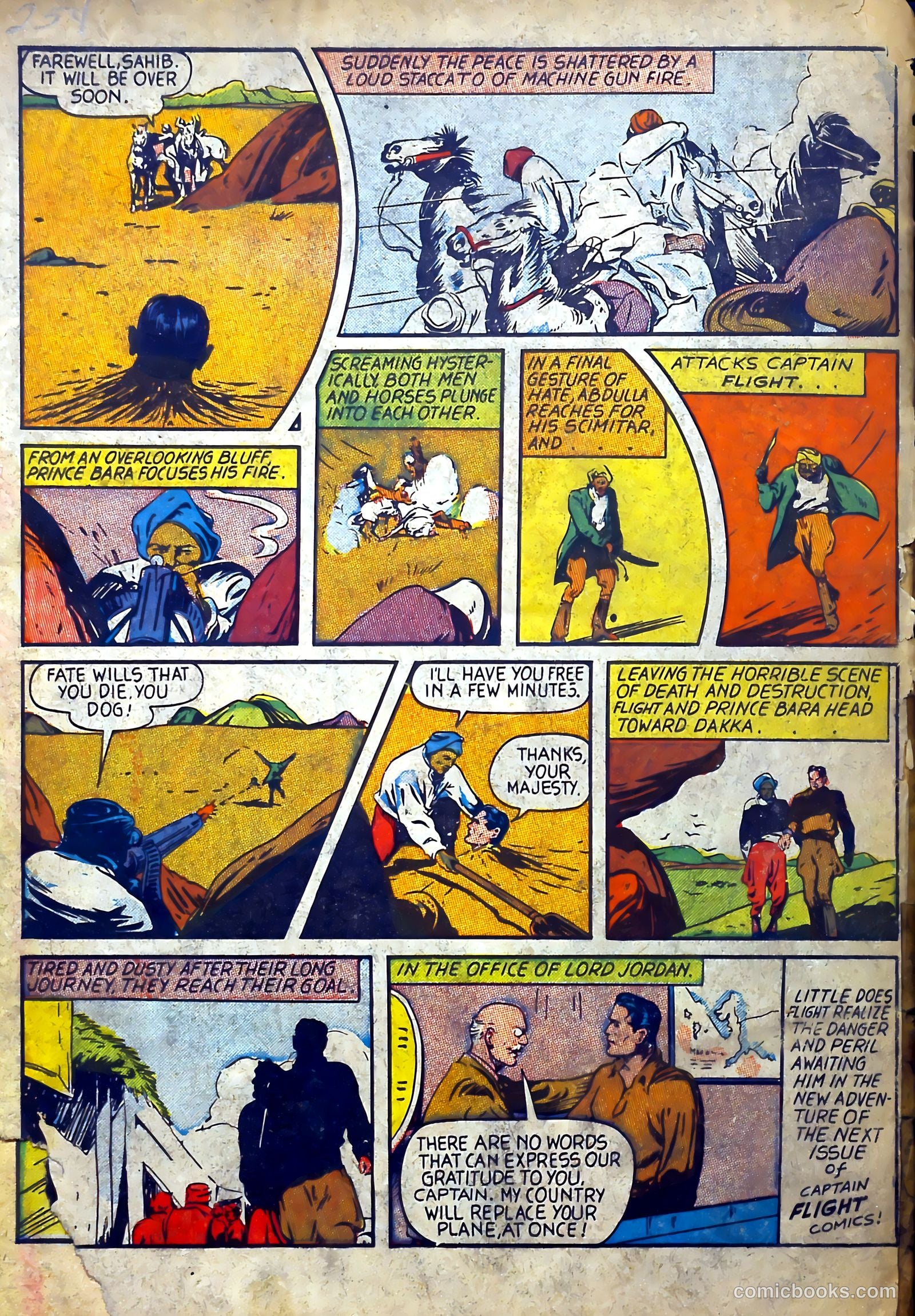 Captain Flight Comics #10 — page 50 of 52