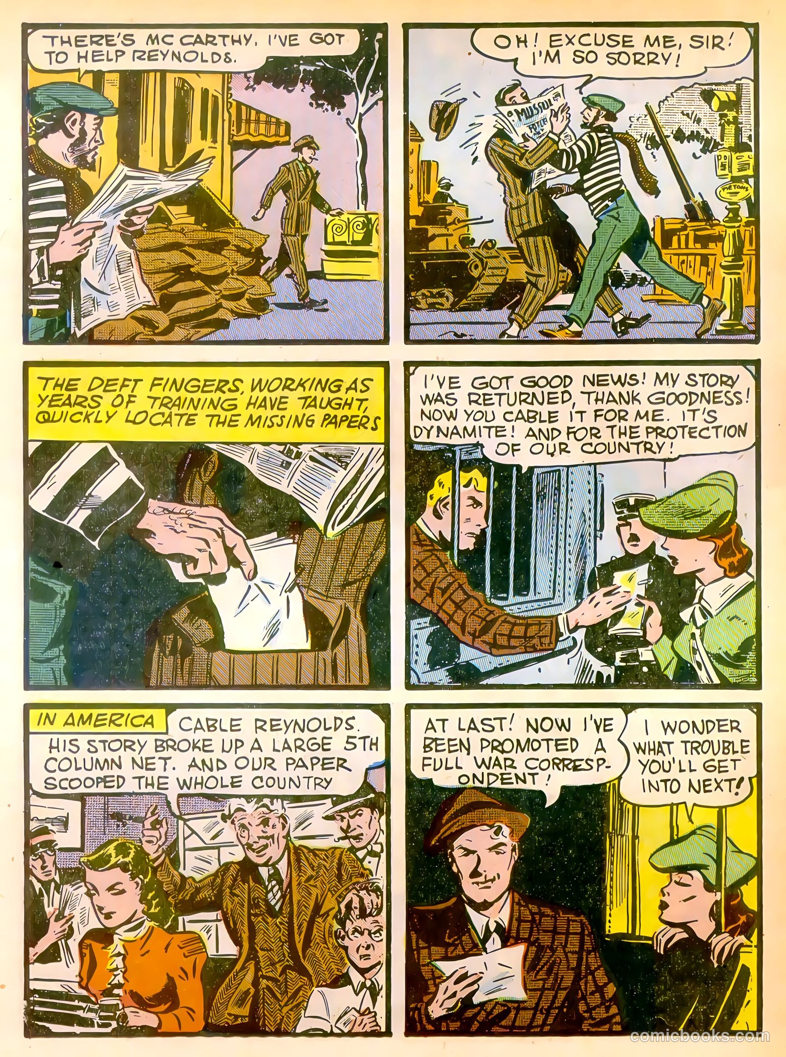Captain Flight Comics #2 — page 36 of 52