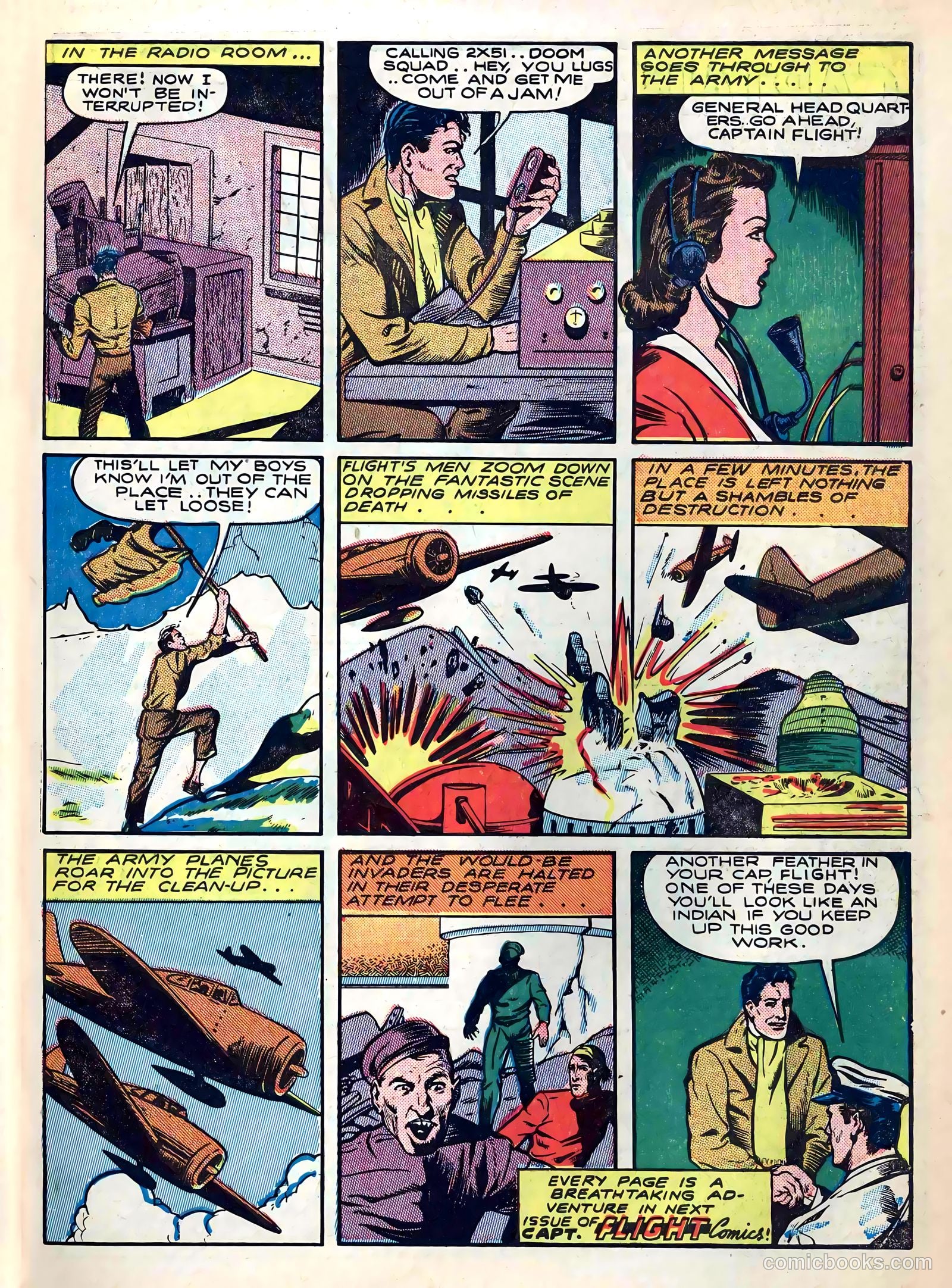 Captain Flight Comics #4 — page 9 of 52