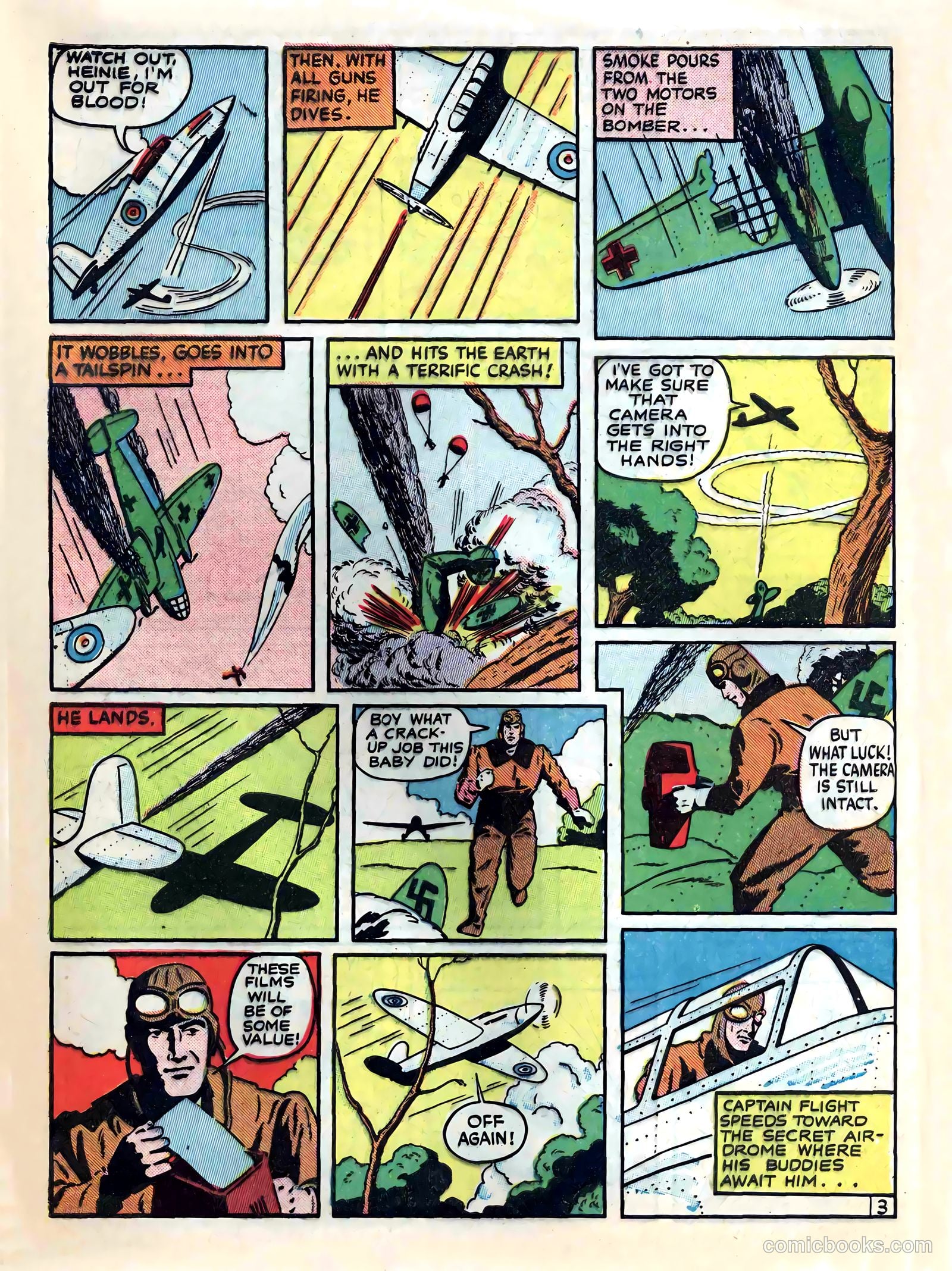 Captain Flight Comics #4 — page 12 of 52