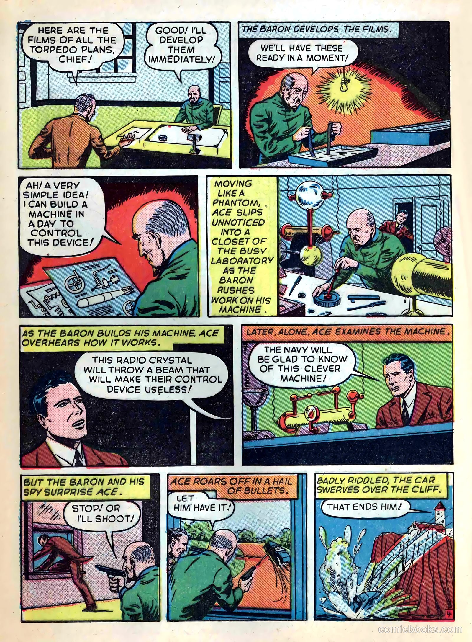 Captain Flight Comics #4 — page 36 of 52