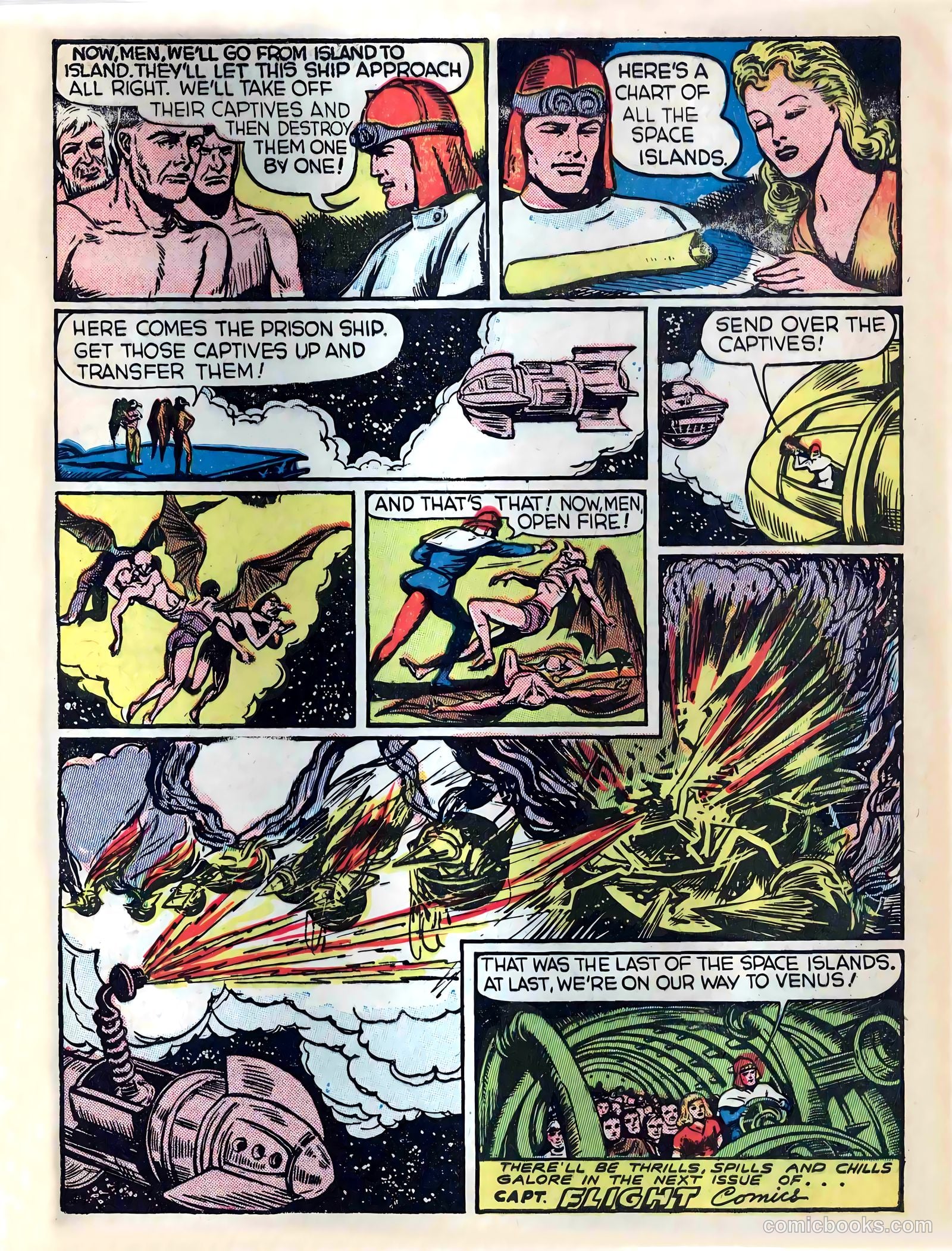 Captain Flight Comics #4 — page 49 of 52