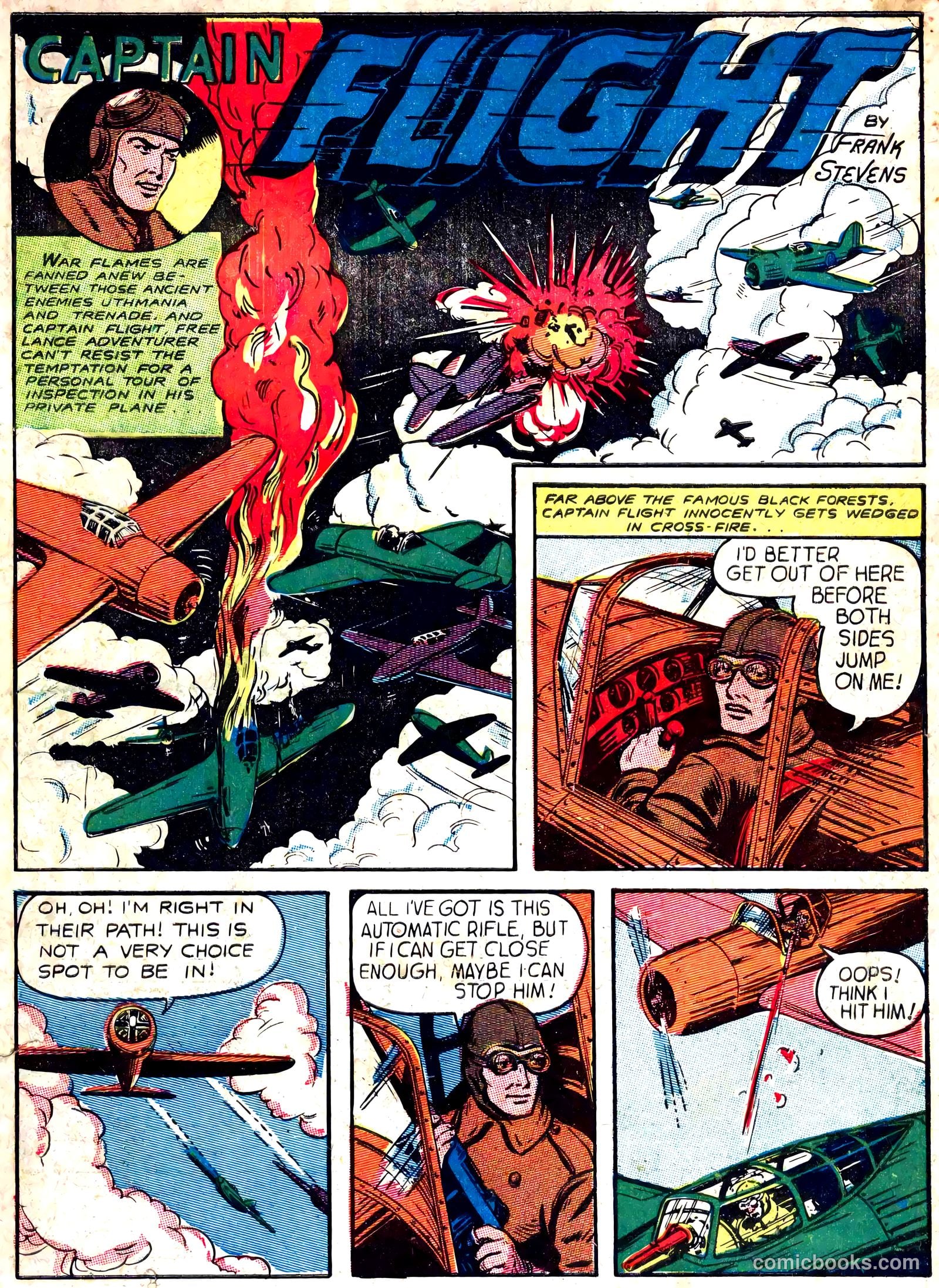 Captain Flight Comics #5 — page 3 of 51