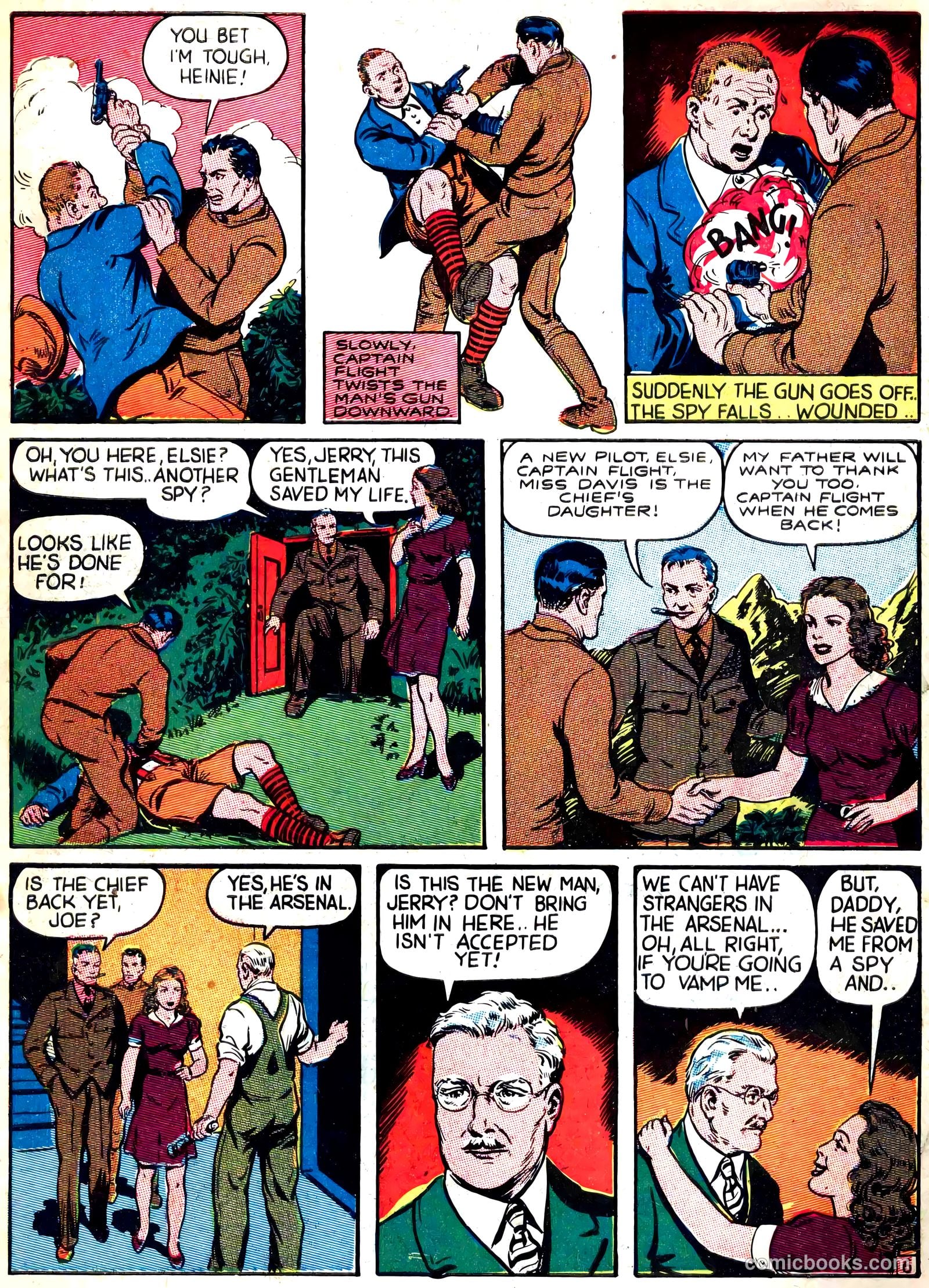 Captain Flight Comics #5 — page 8 of 51