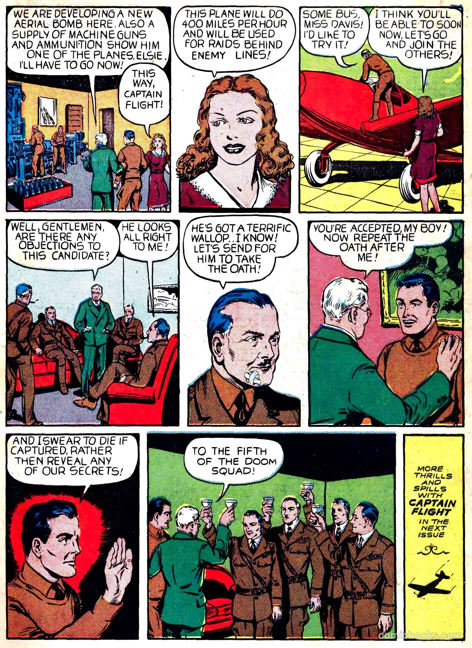 Captain Flight Comics #5 — page 9 of 51