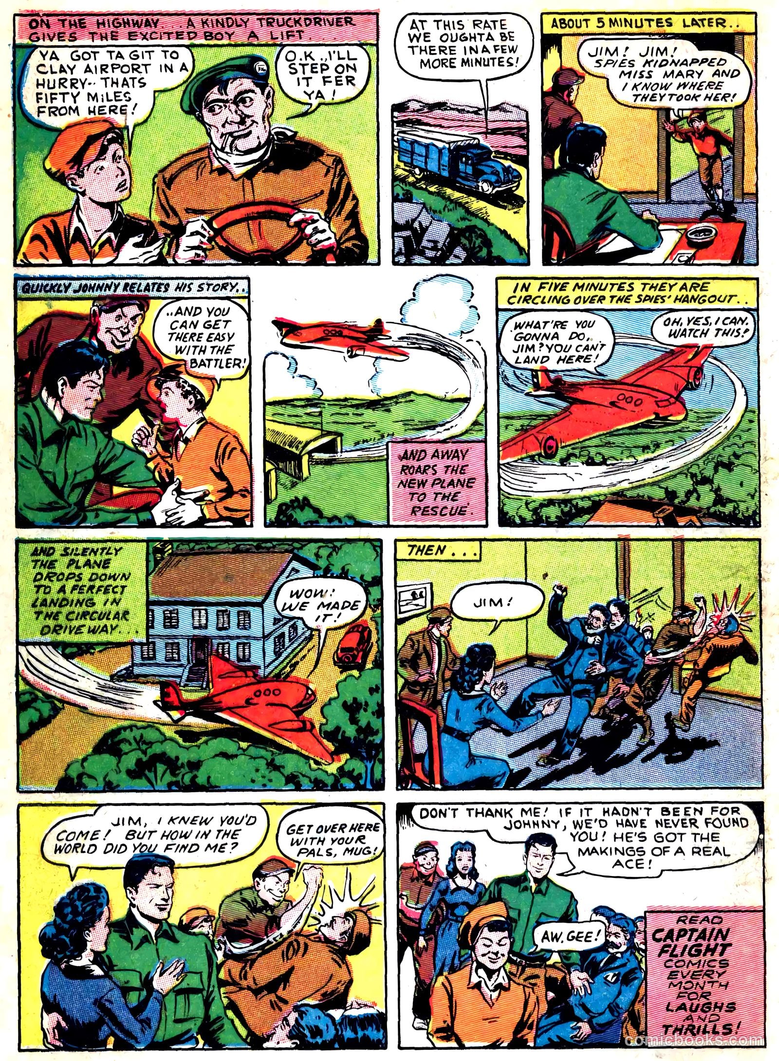 Captain Flight Comics #5 — page 16 of 51