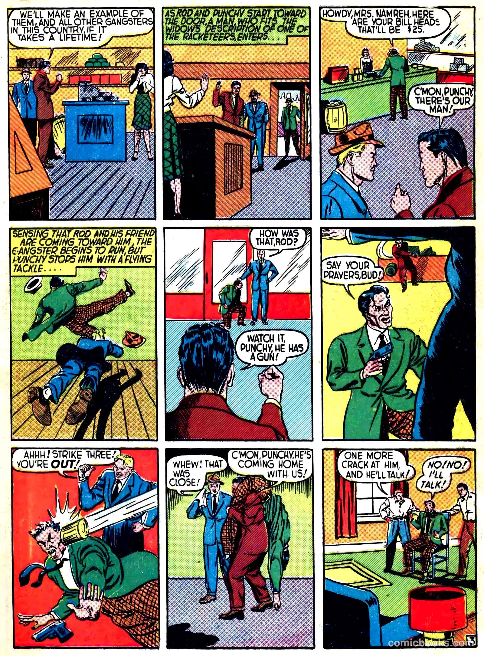 Captain Flight Comics #5 — page 19 of 51