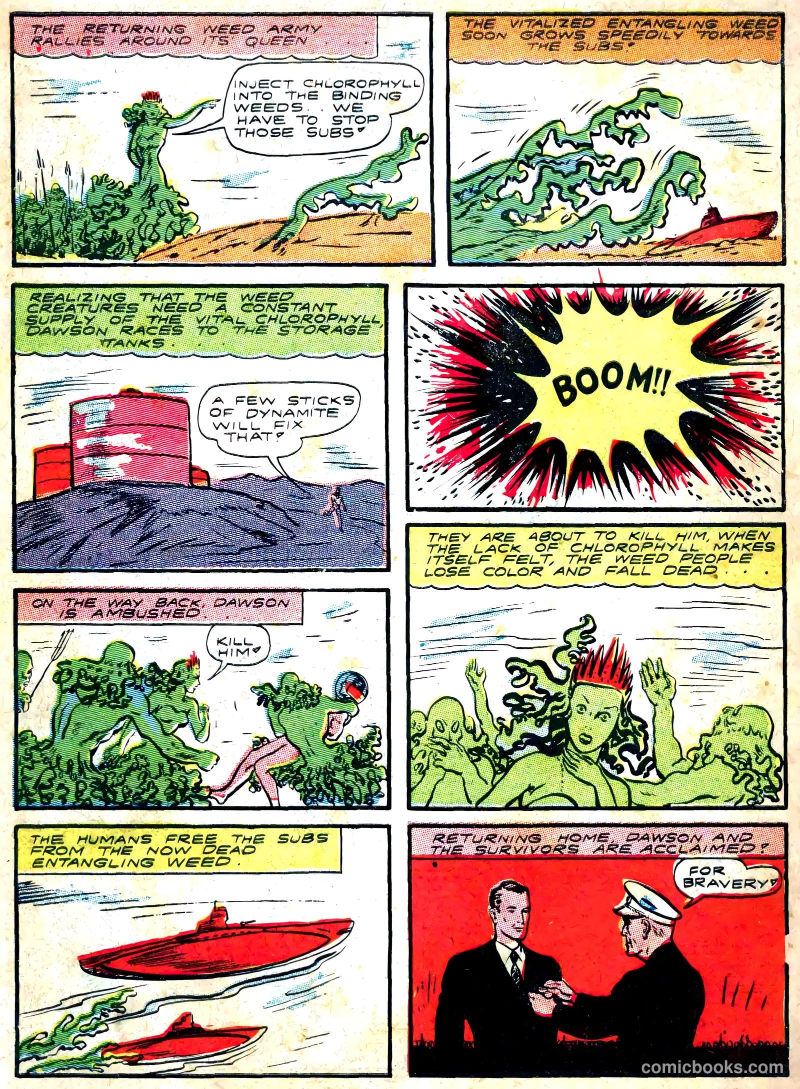Captain Flight Comics #5 — page 50 of 51