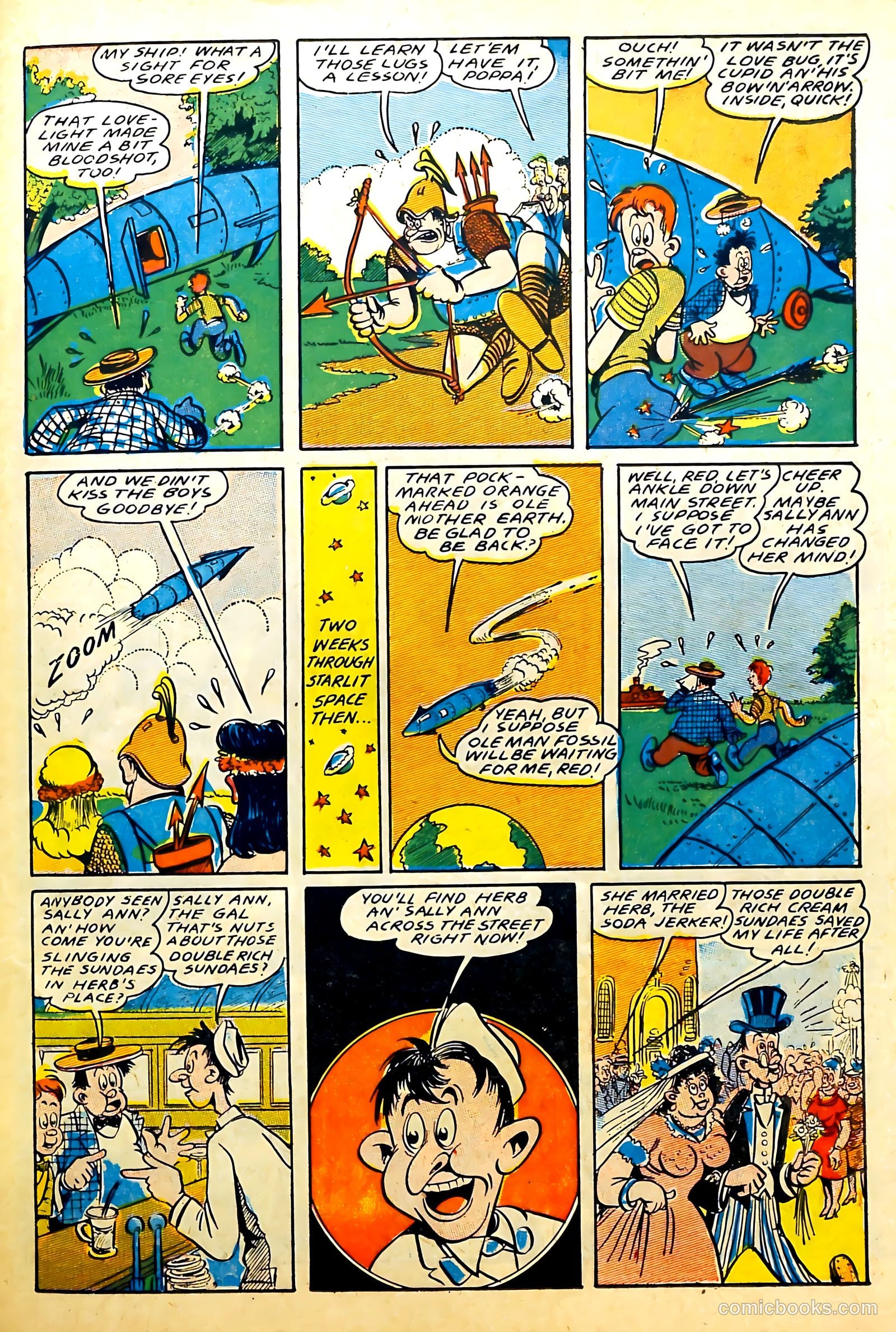 Captain Flight Comics #6 — page 35 of 53