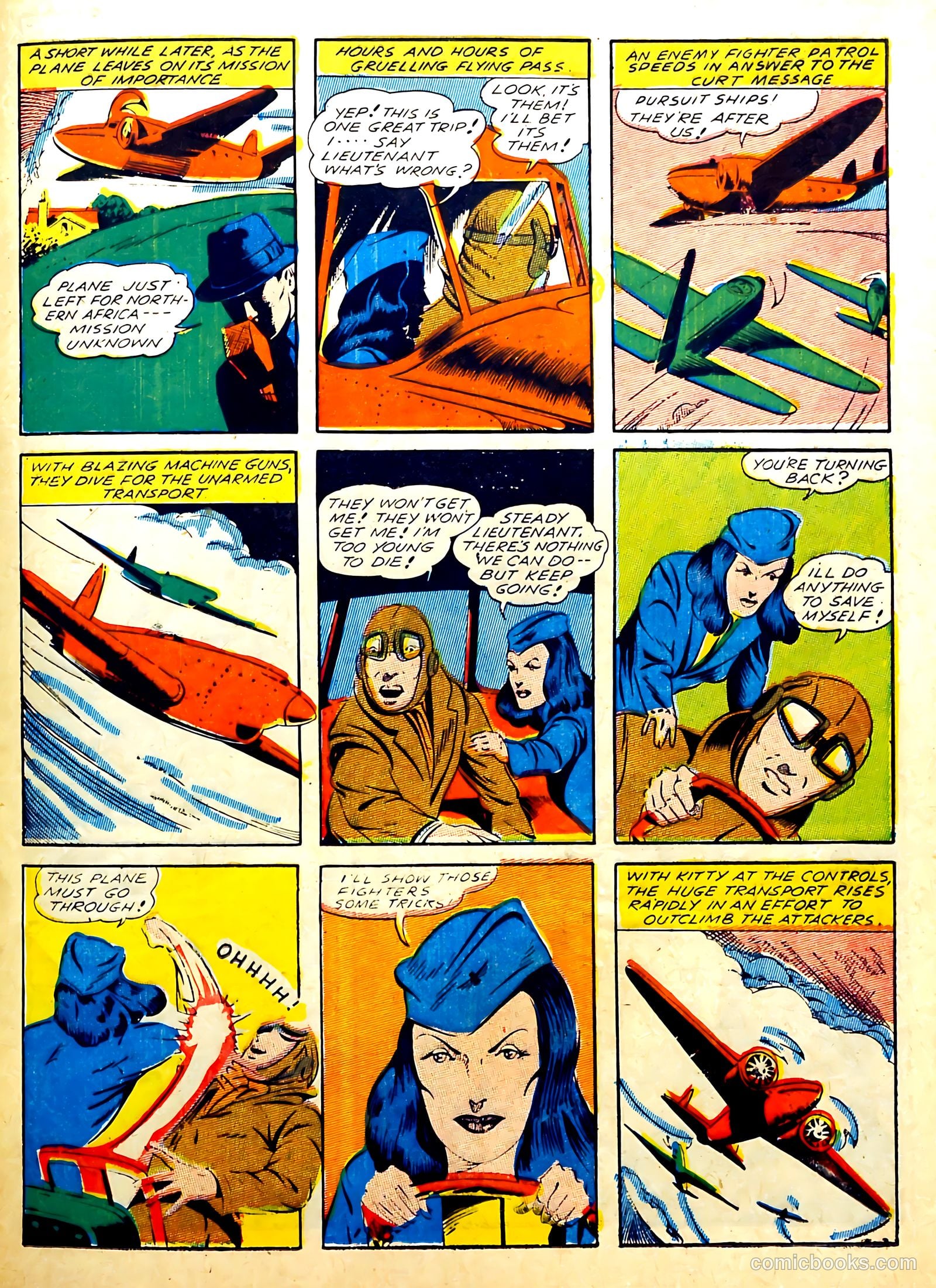 Captain Flight Comics #6 — page 37 of 53