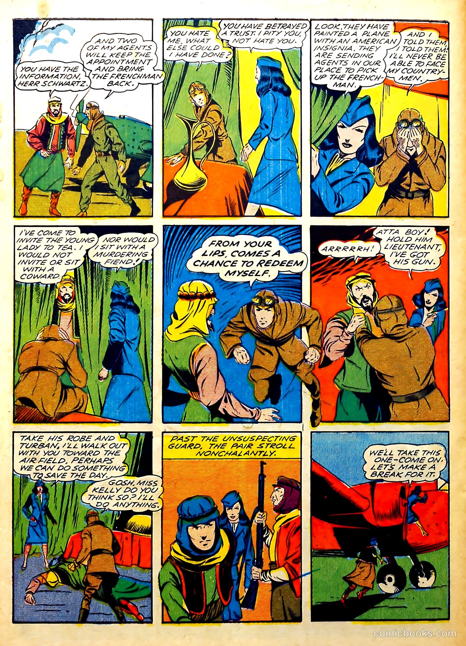 Captain Flight Comics #6 — page 40 of 53