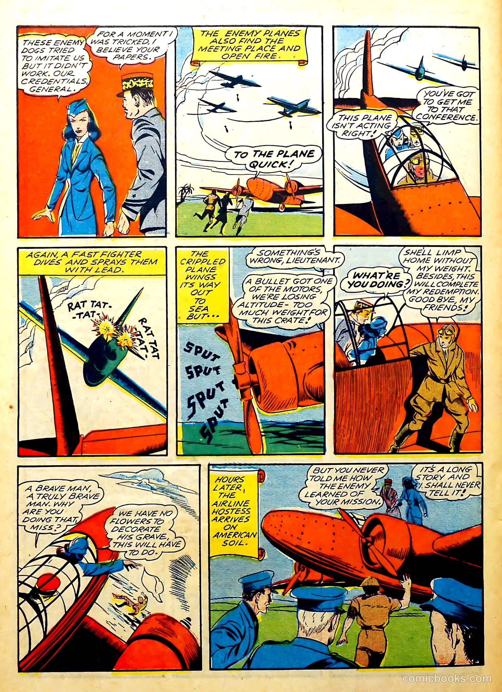 Captain Flight Comics #6 — page 42 of 53