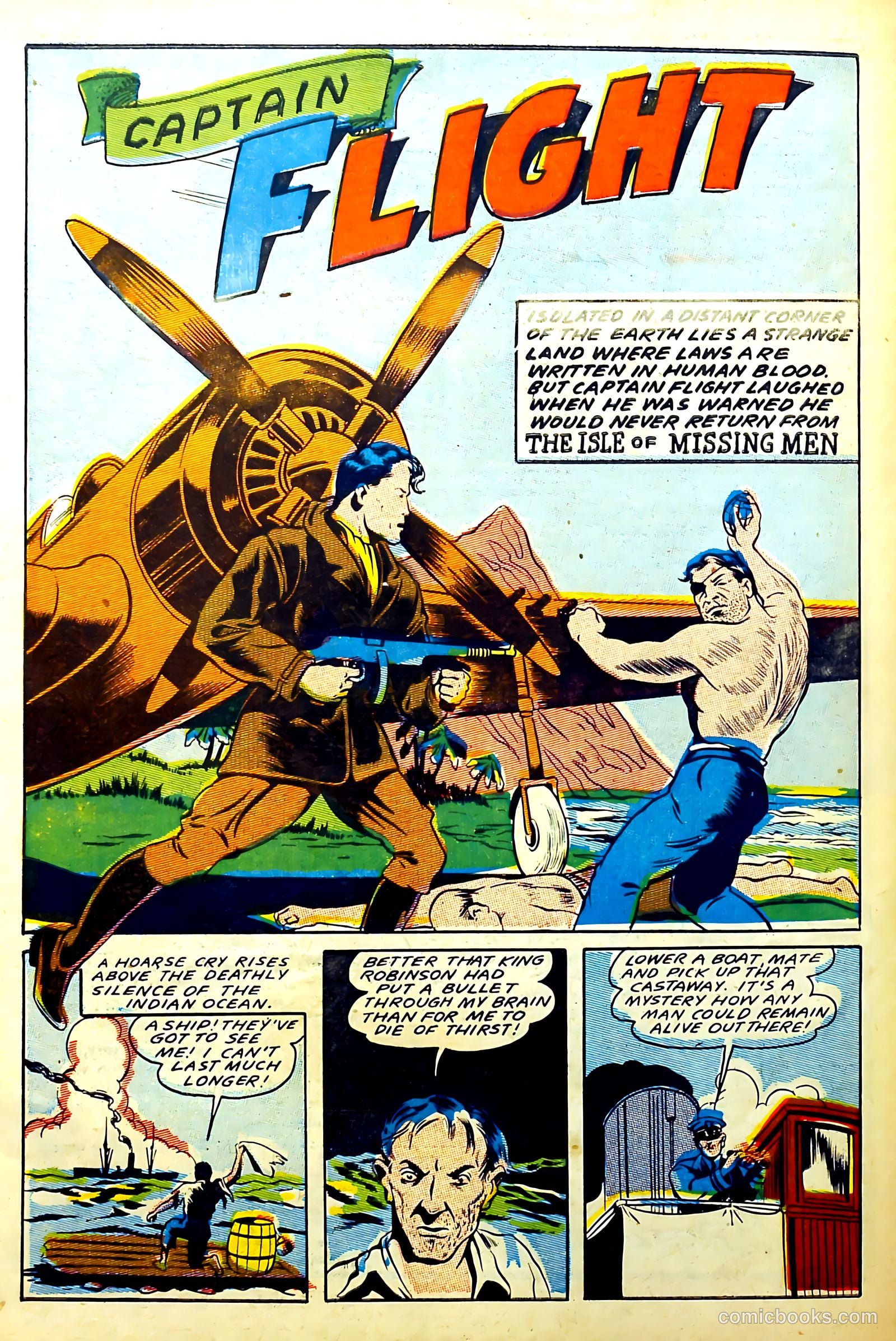 Captain Flight Comics #6 — page 44 of 53