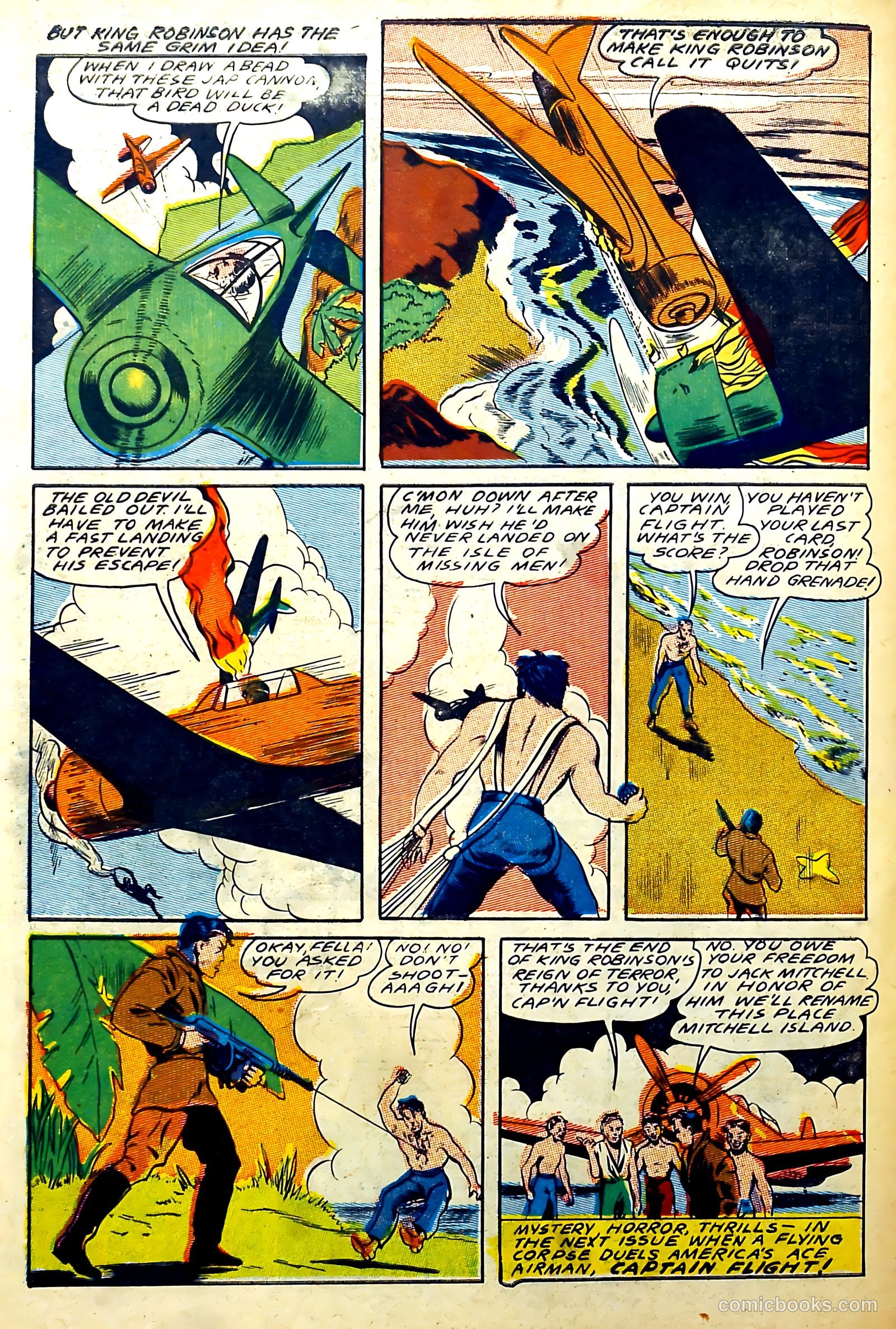 Captain Flight Comics #6 — page 50 of 53