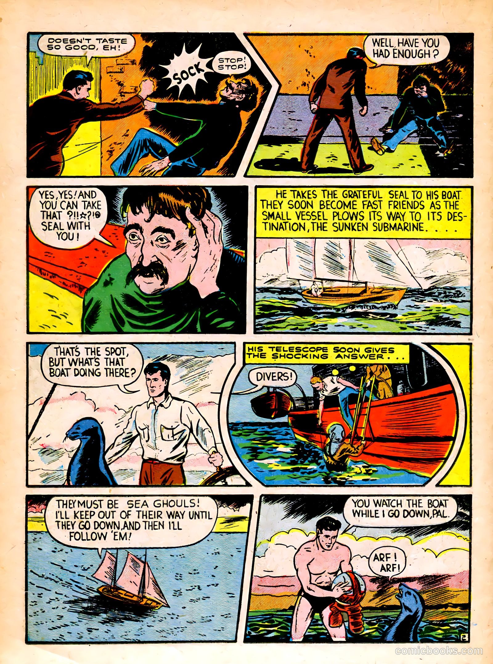 Captain Flight Comics #7 — page 36 of 52