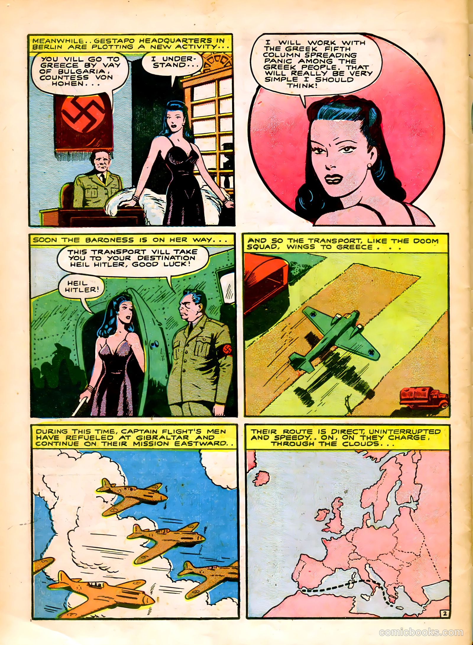Captain Flight Comics #7 — page 44 of 52