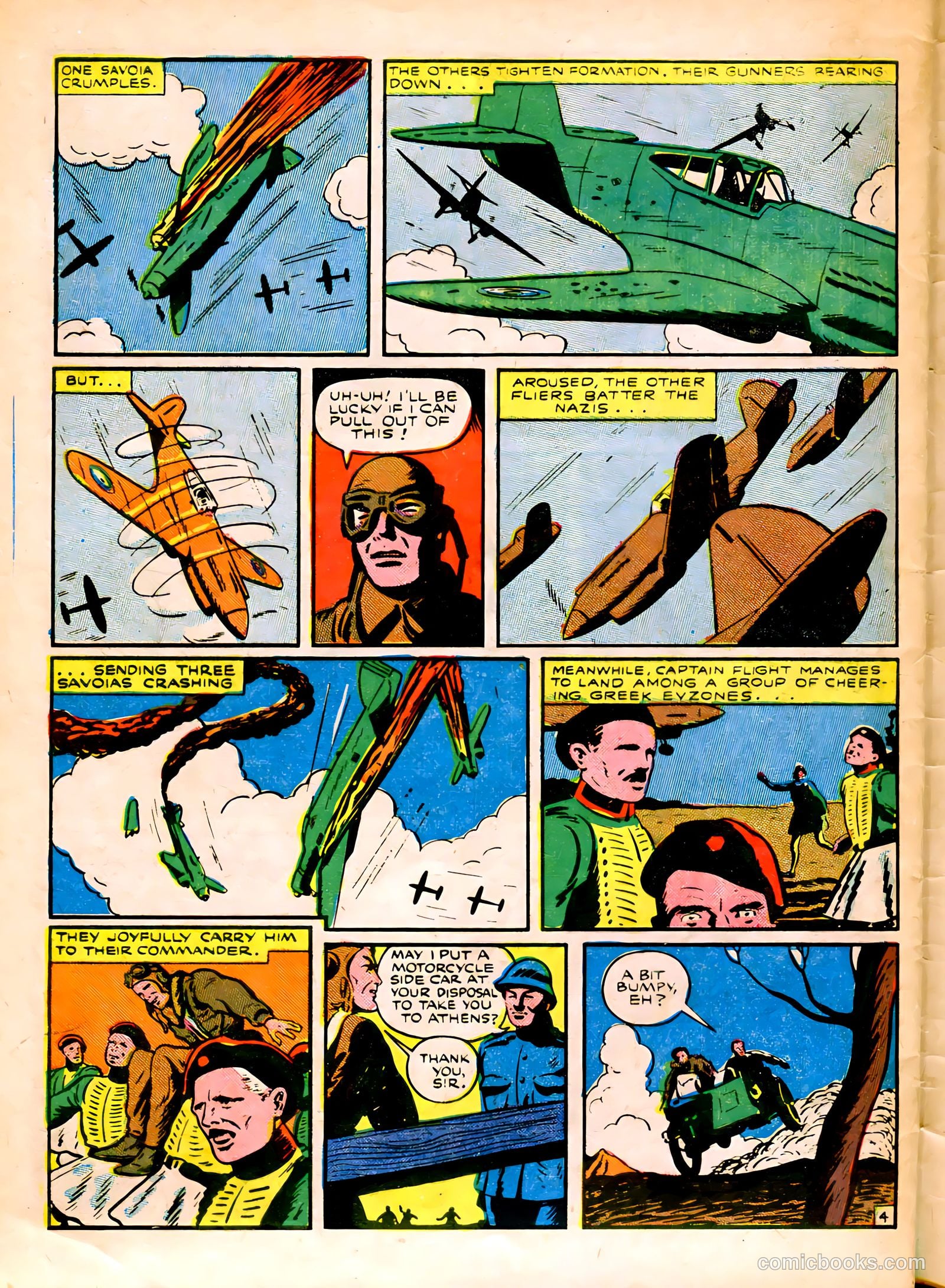Captain Flight Comics #7 — page 46 of 52