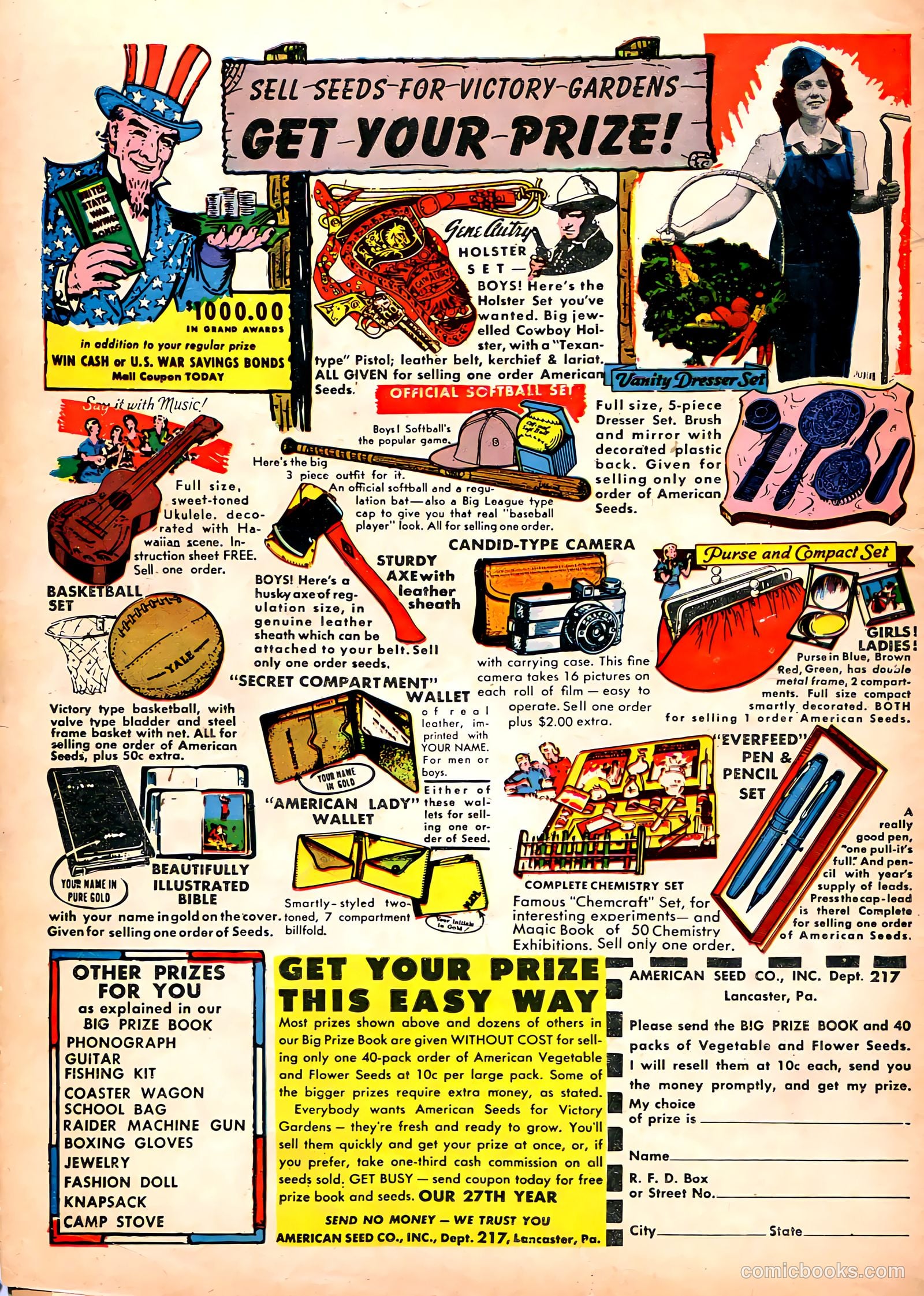 Captain Flight Comics #7 — page 52 of 52