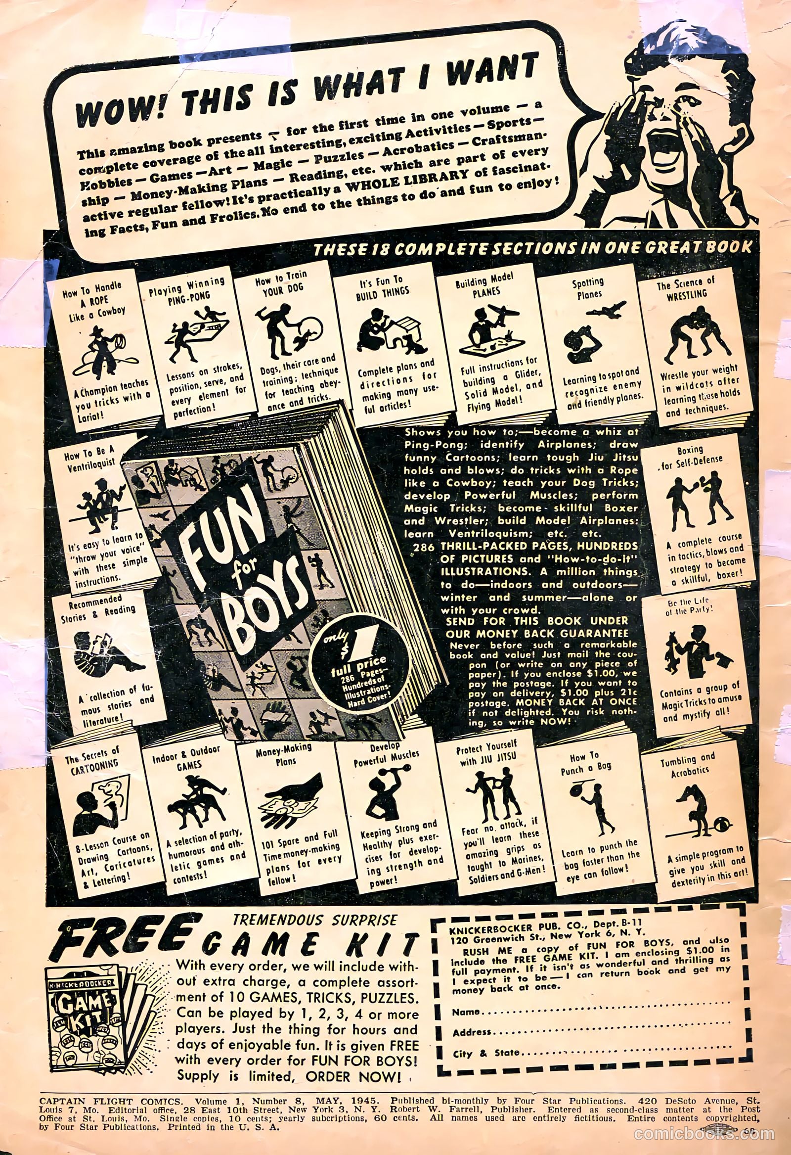 Captain Flight Comics #8 — page 2 of 52