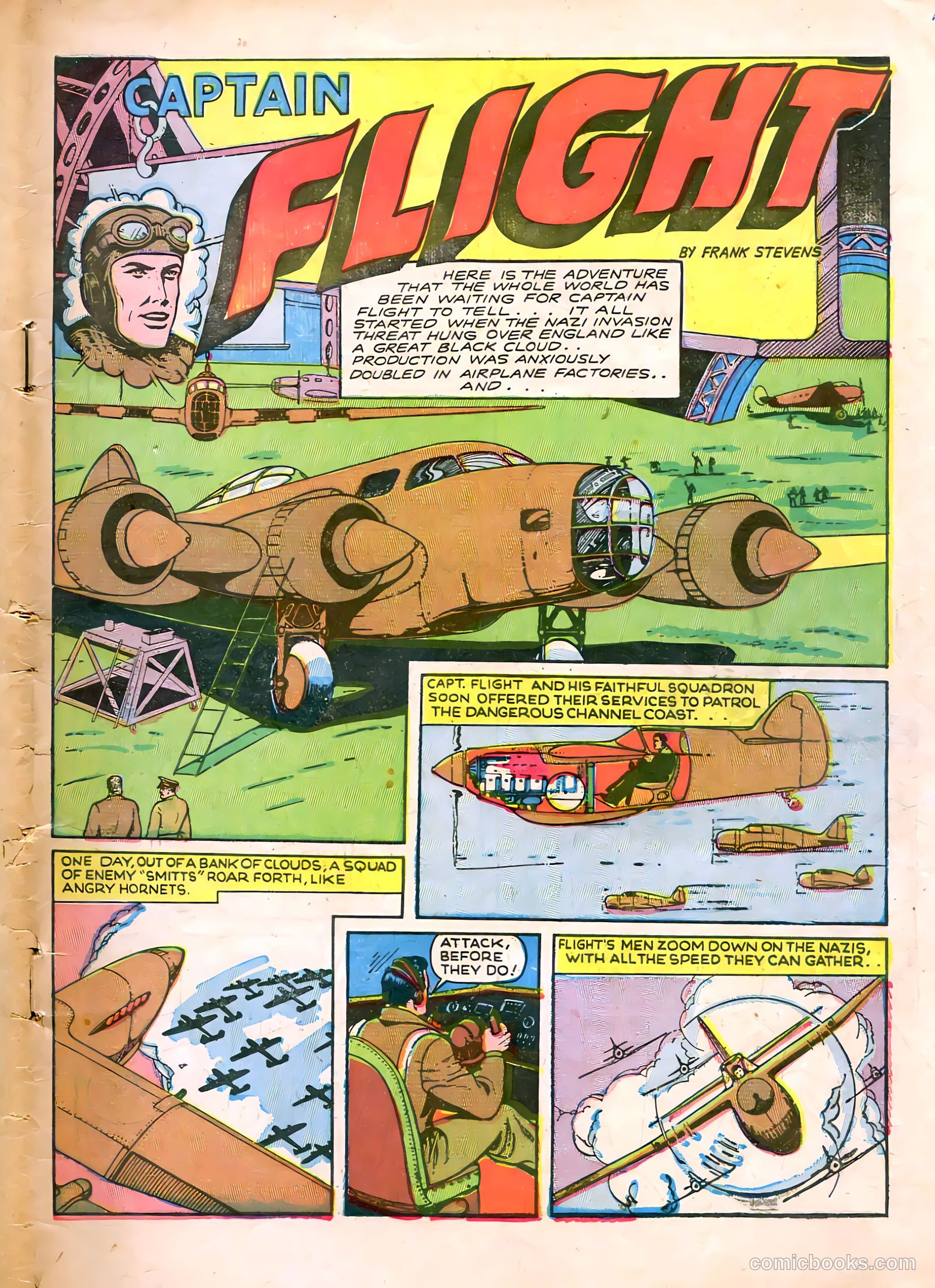 Captain Flight Comics #8 — page 3 of 52
