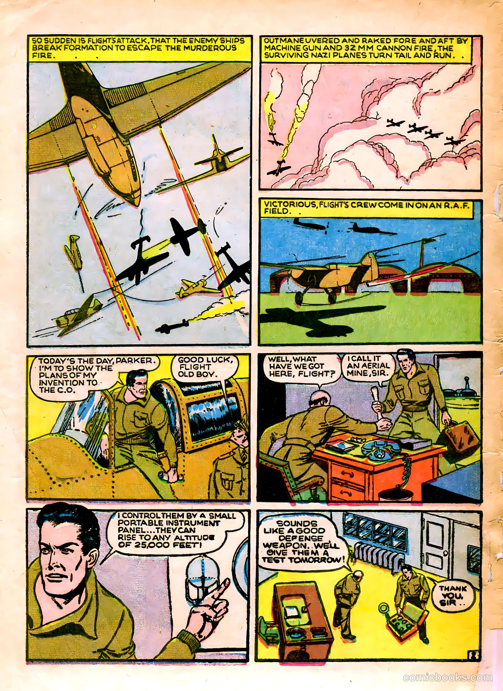 Captain Flight Comics #8 — page 4 of 52