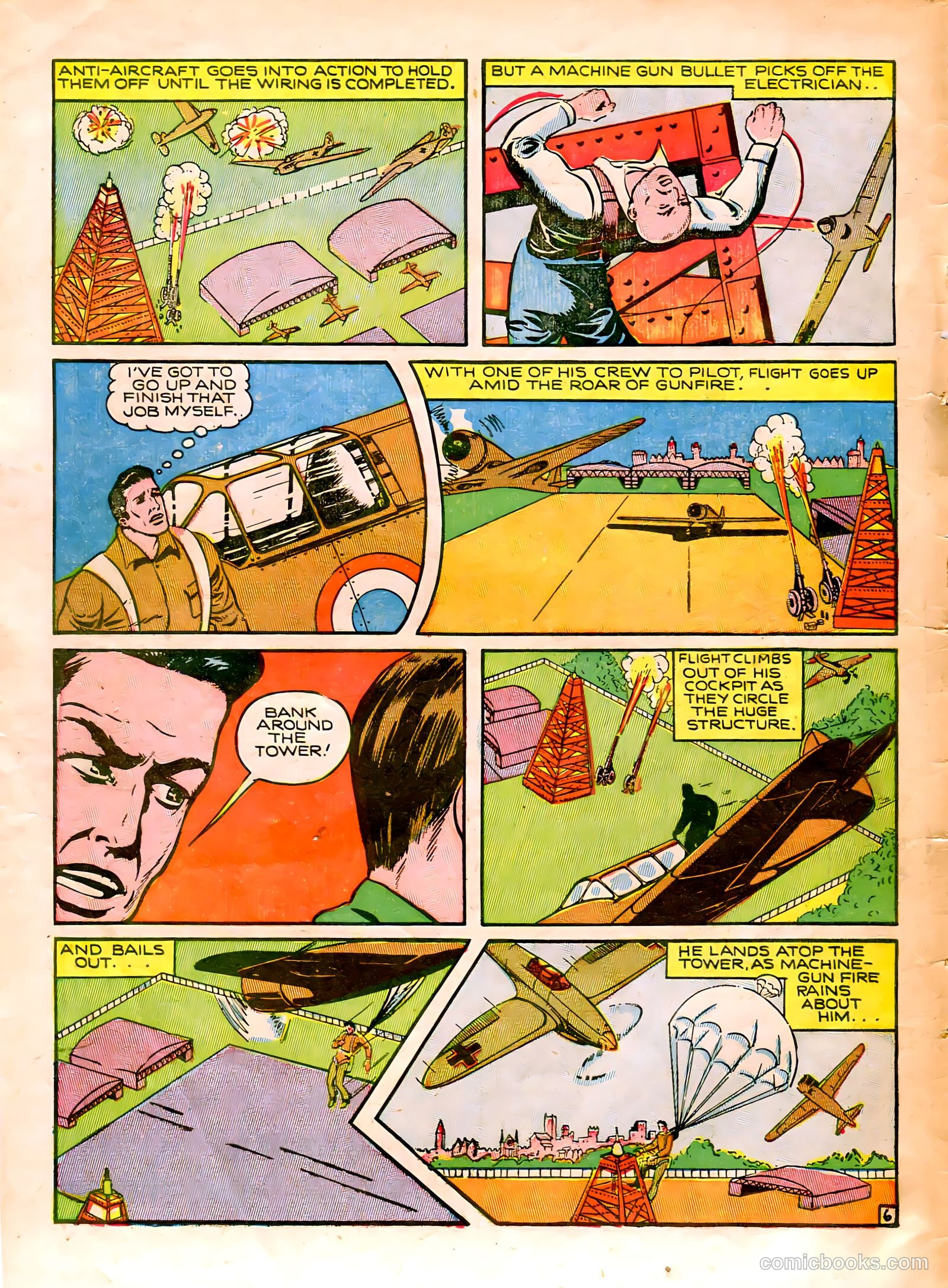 Captain Flight Comics #8 — page 8 of 52