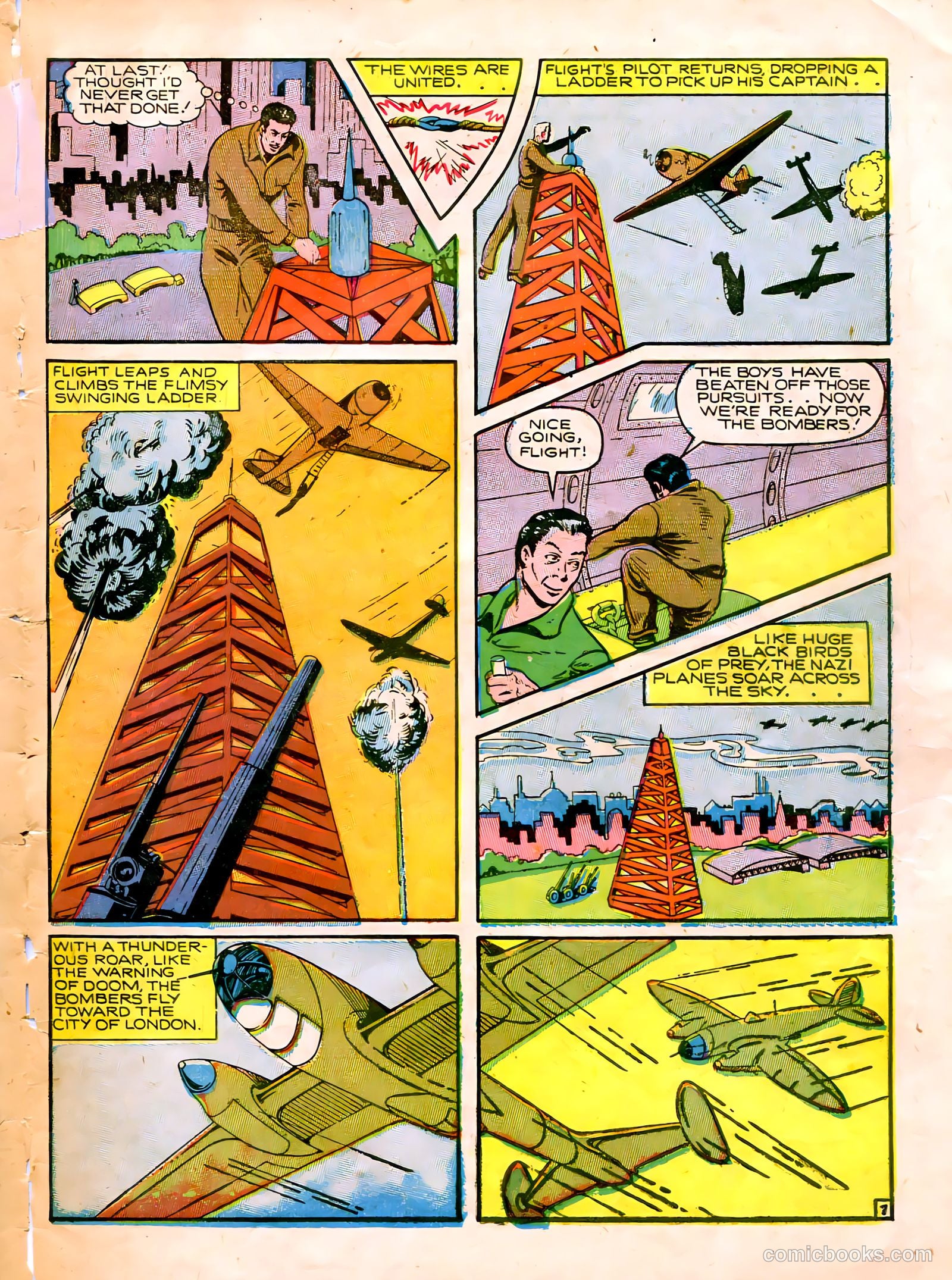 Captain Flight Comics #8 — page 9 of 52