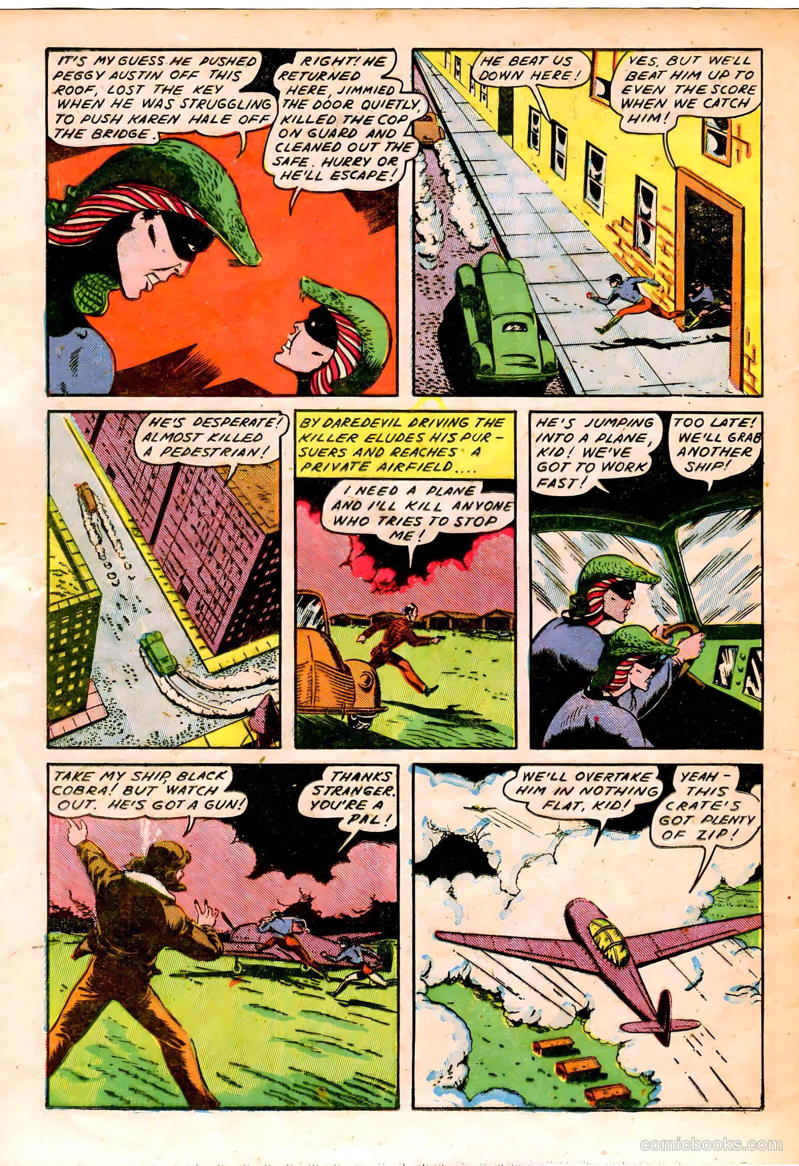 Captain Flight Comics #8 — page 18 of 52