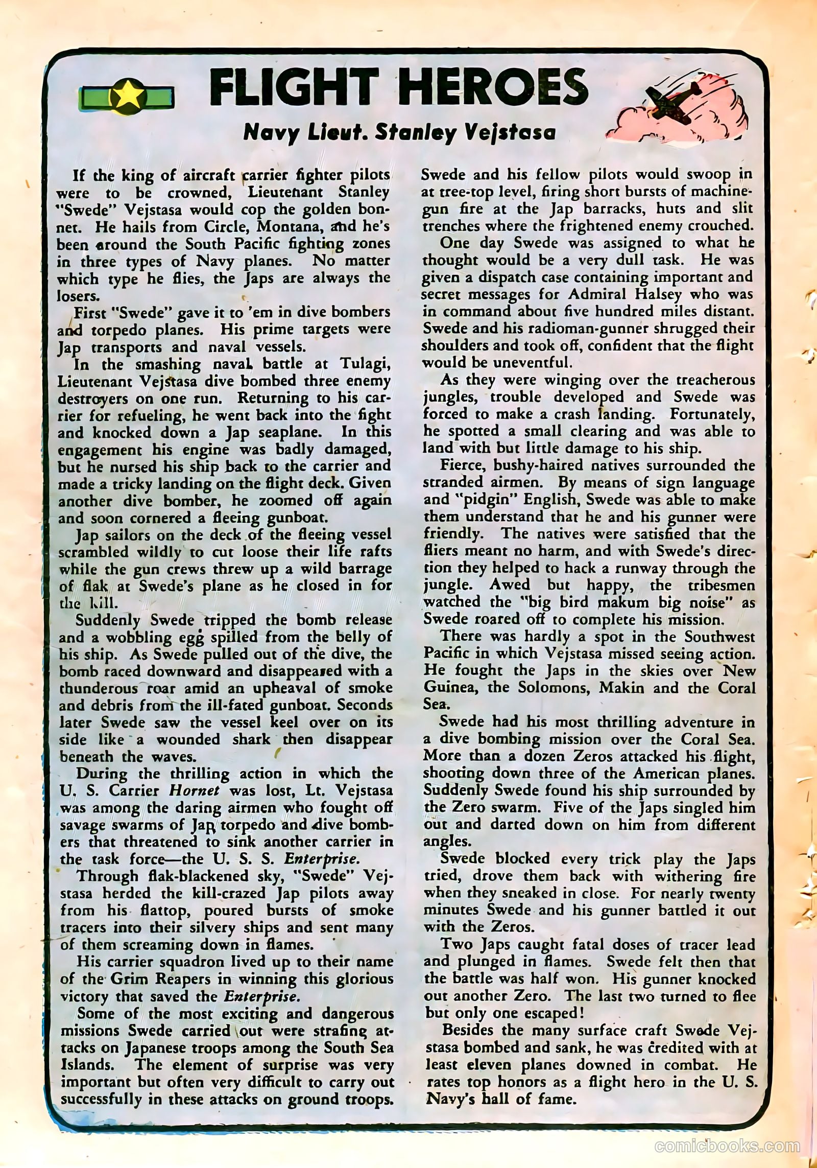 Captain Flight Comics #8 — page 20 of 52
