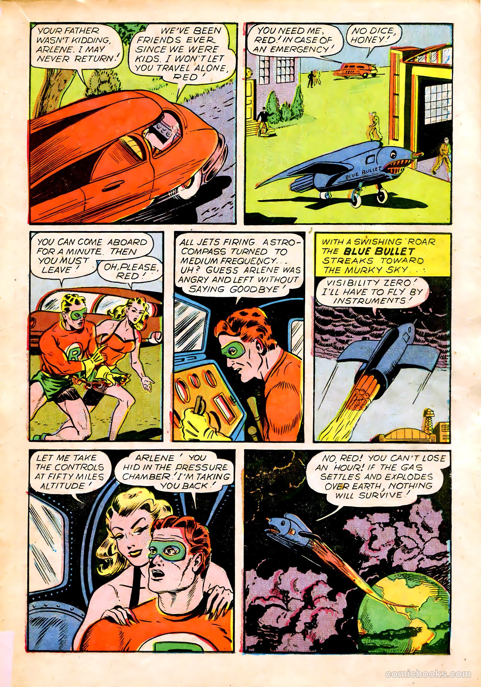 Captain Flight Comics #8 — page 23 of 52
