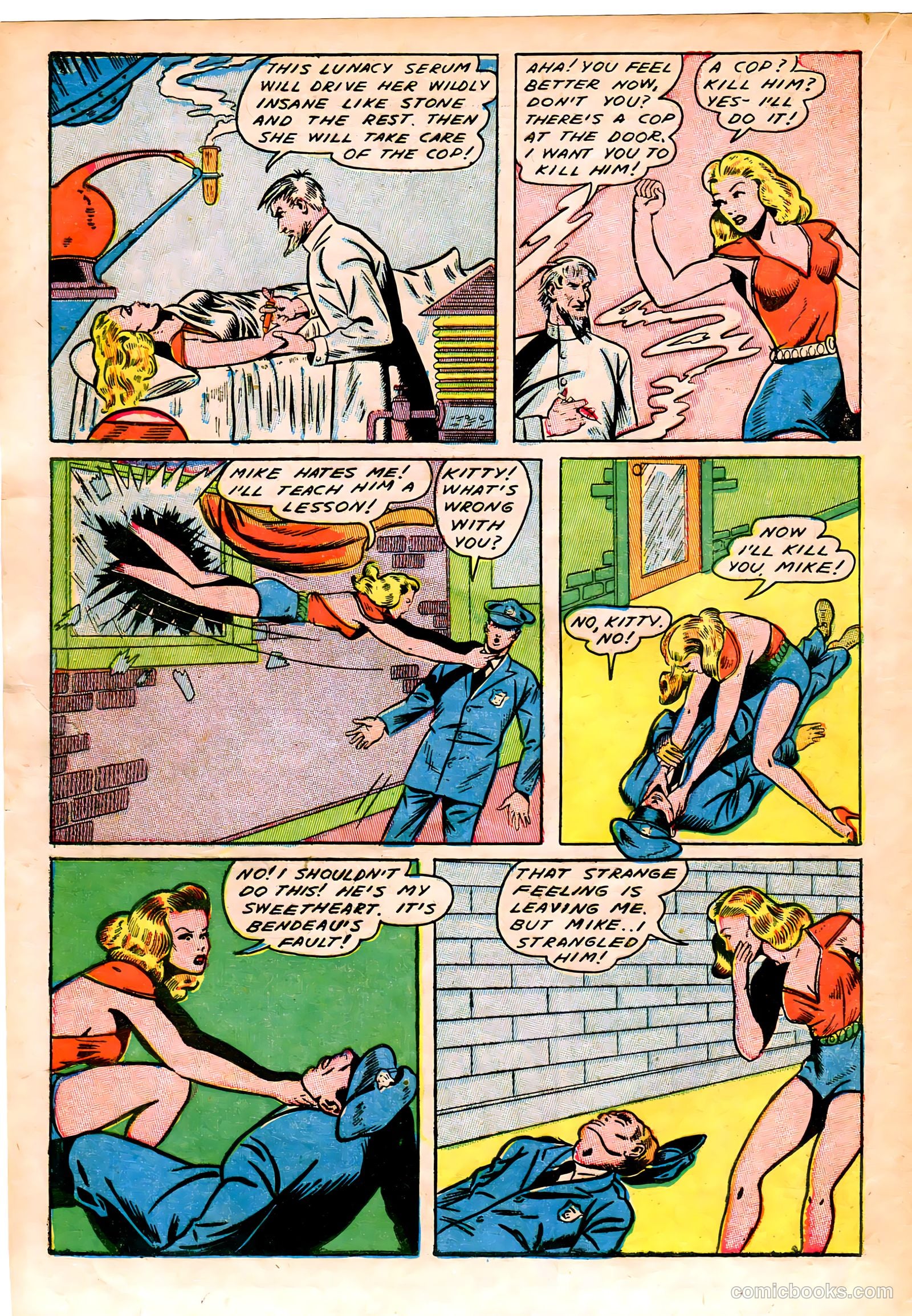Captain Flight Comics #8 — page 34 of 52