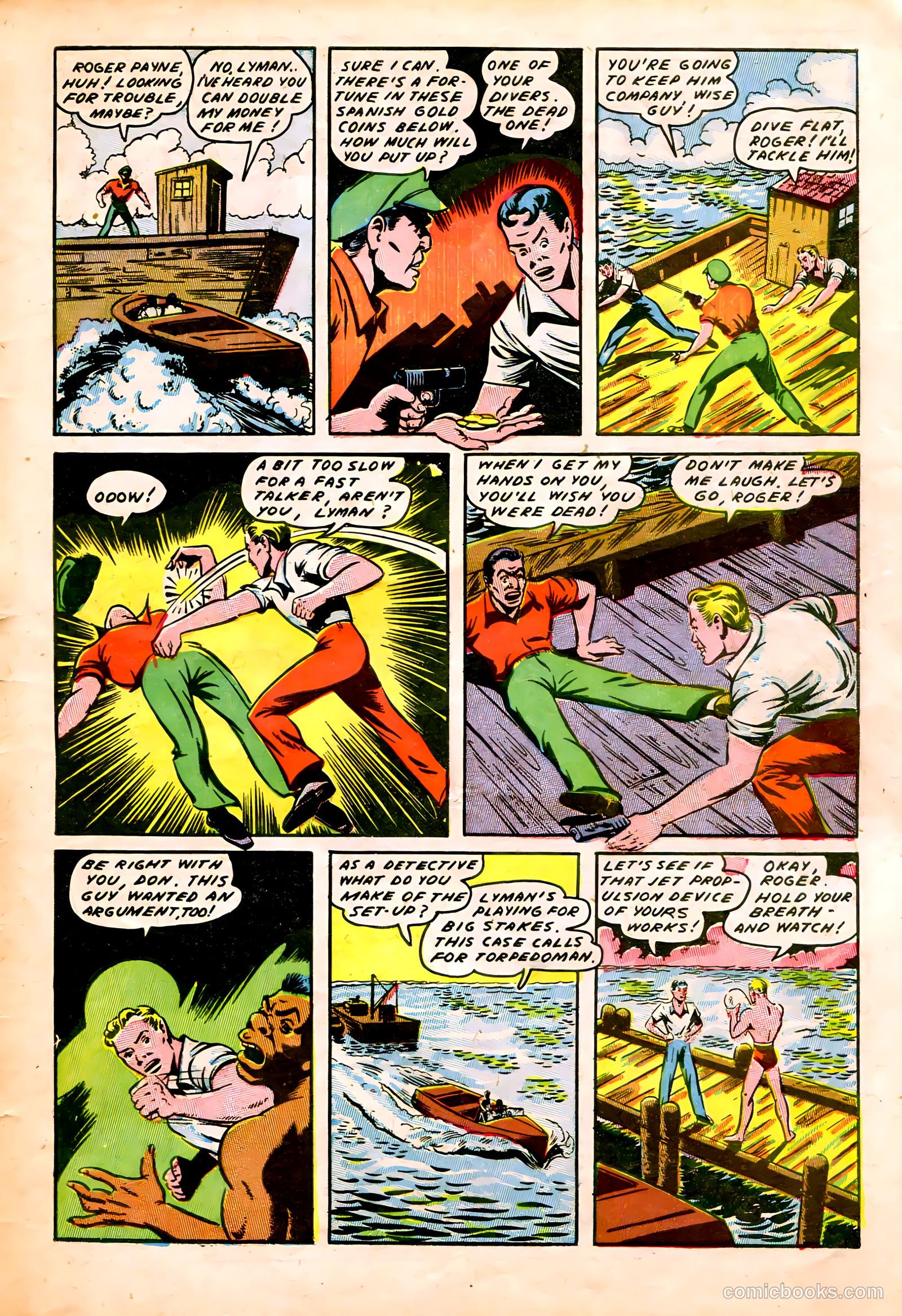 Captain Flight Comics #8 — page 39 of 52