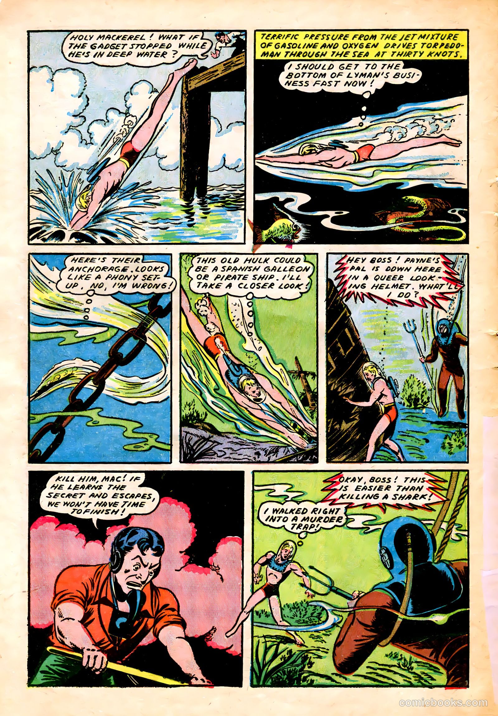 Captain Flight Comics #8 — page 40 of 52