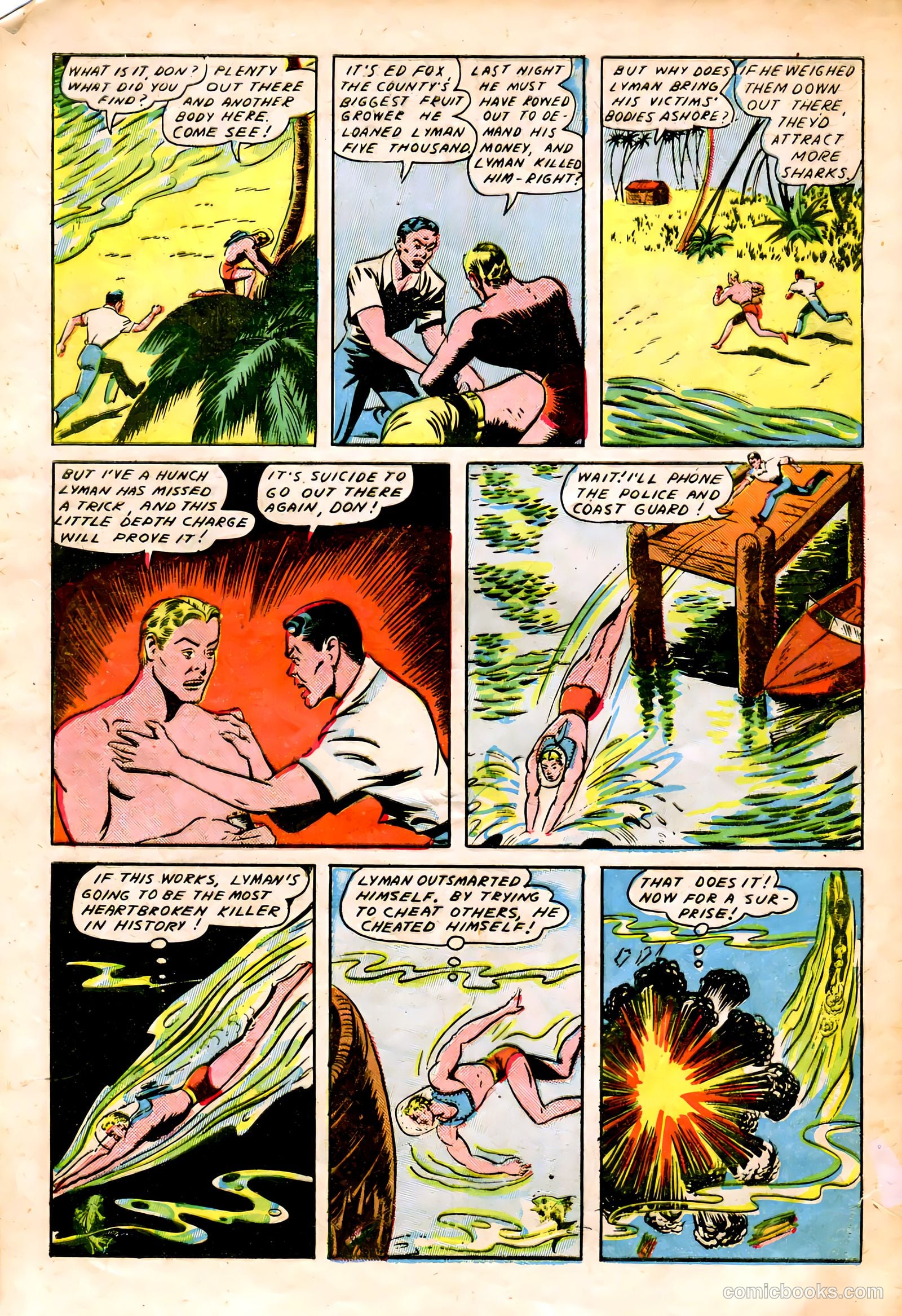 Captain Flight Comics #8 — page 42 of 52
