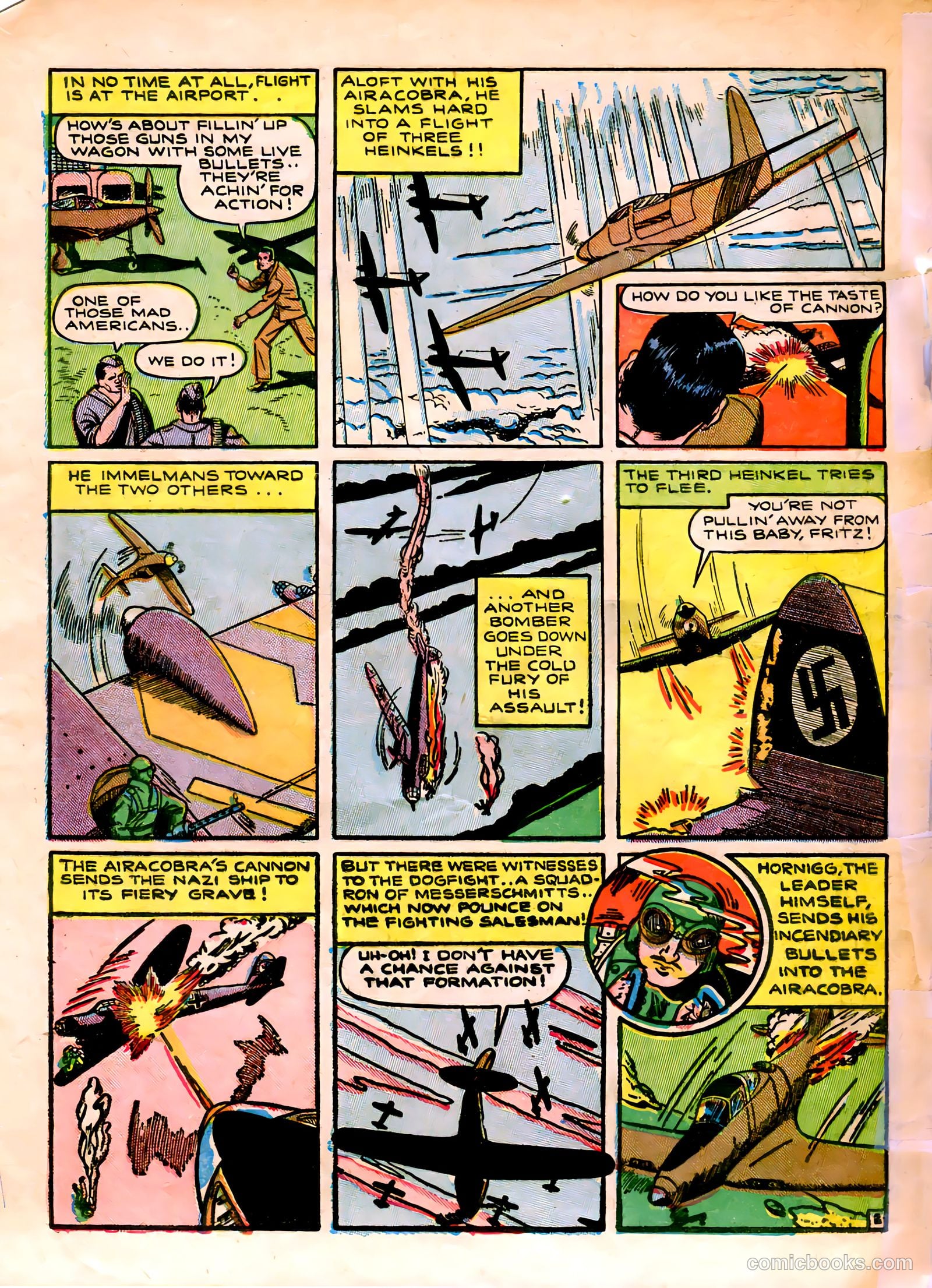Captain Flight Comics #8 — page 46 of 52