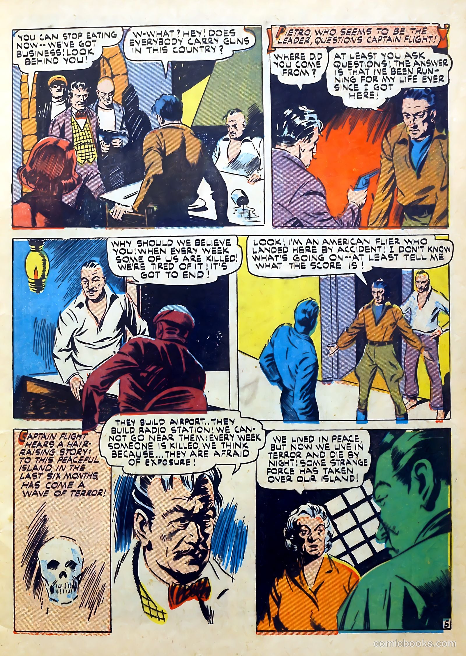 Captain Flight Comics #9 — page 6 of 49