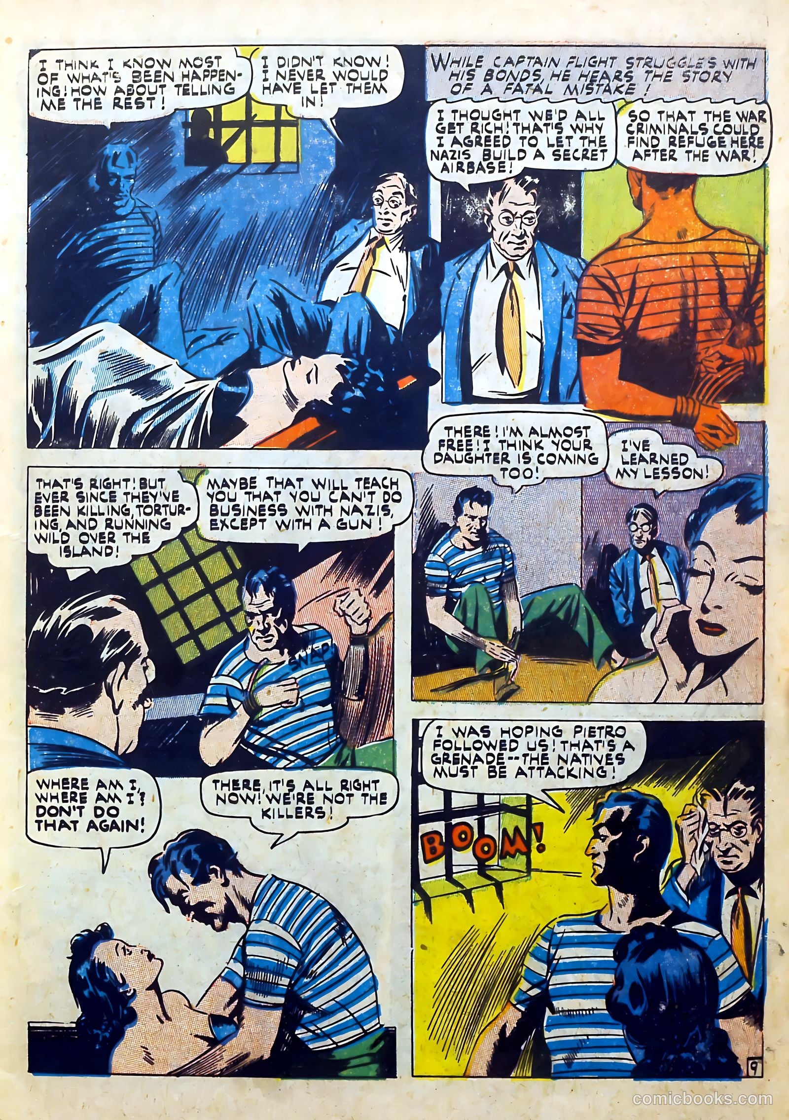 Captain Flight Comics #9 — page 10 of 49
