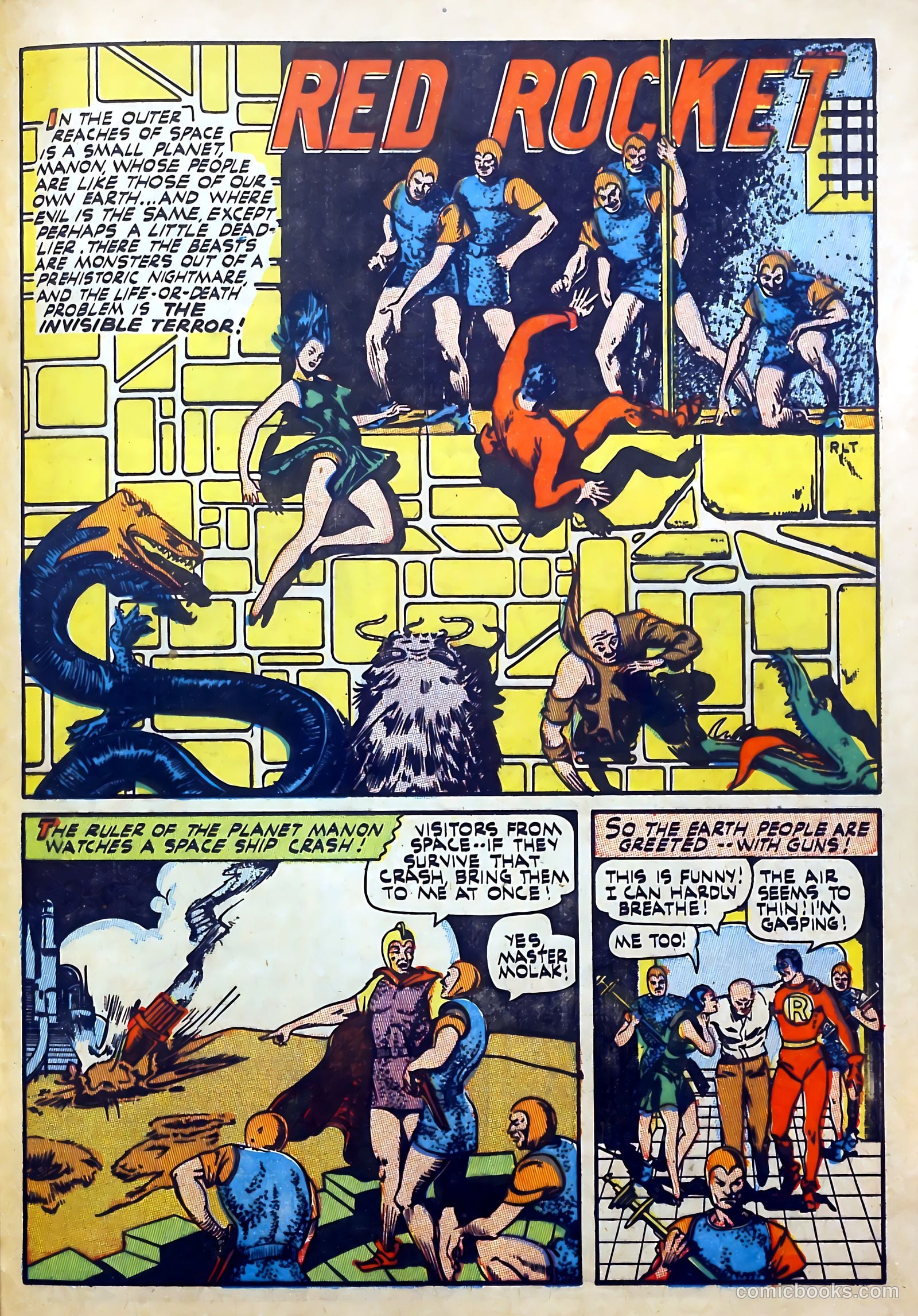 Captain Flight Comics #9 — page 36 of 49