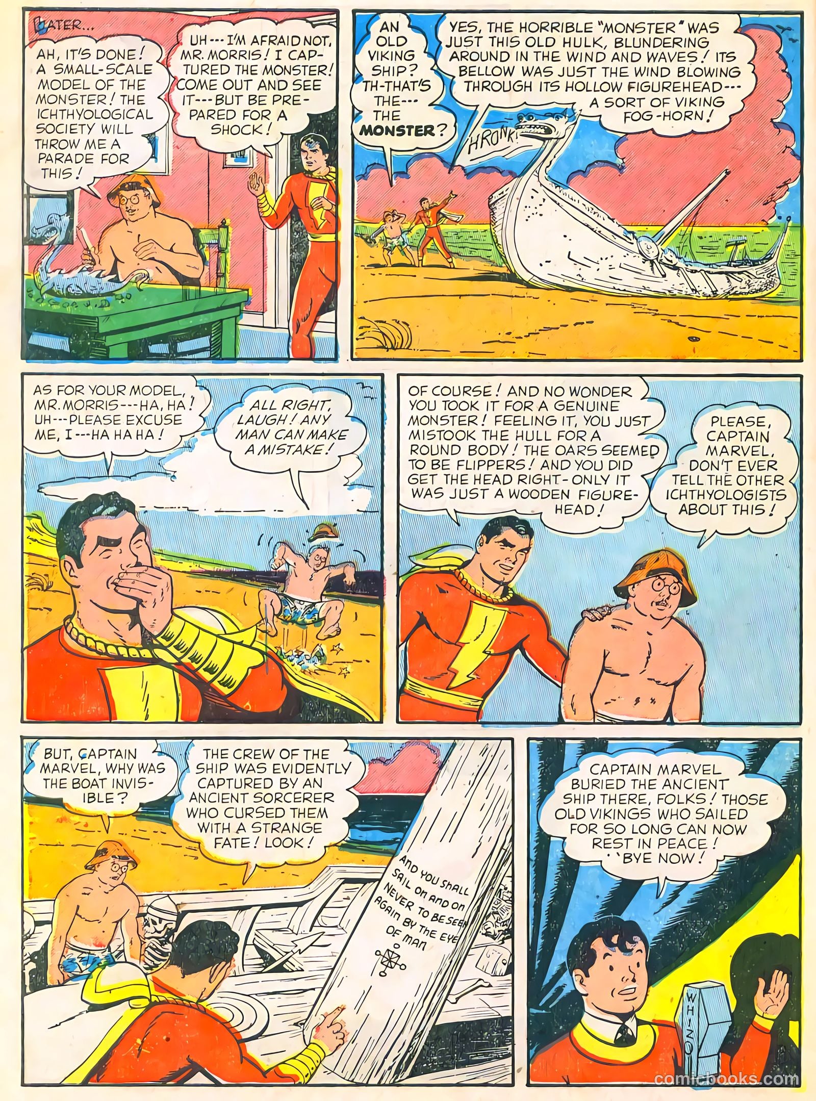 Captain Marvel Adventures #130 — page 34 of 36