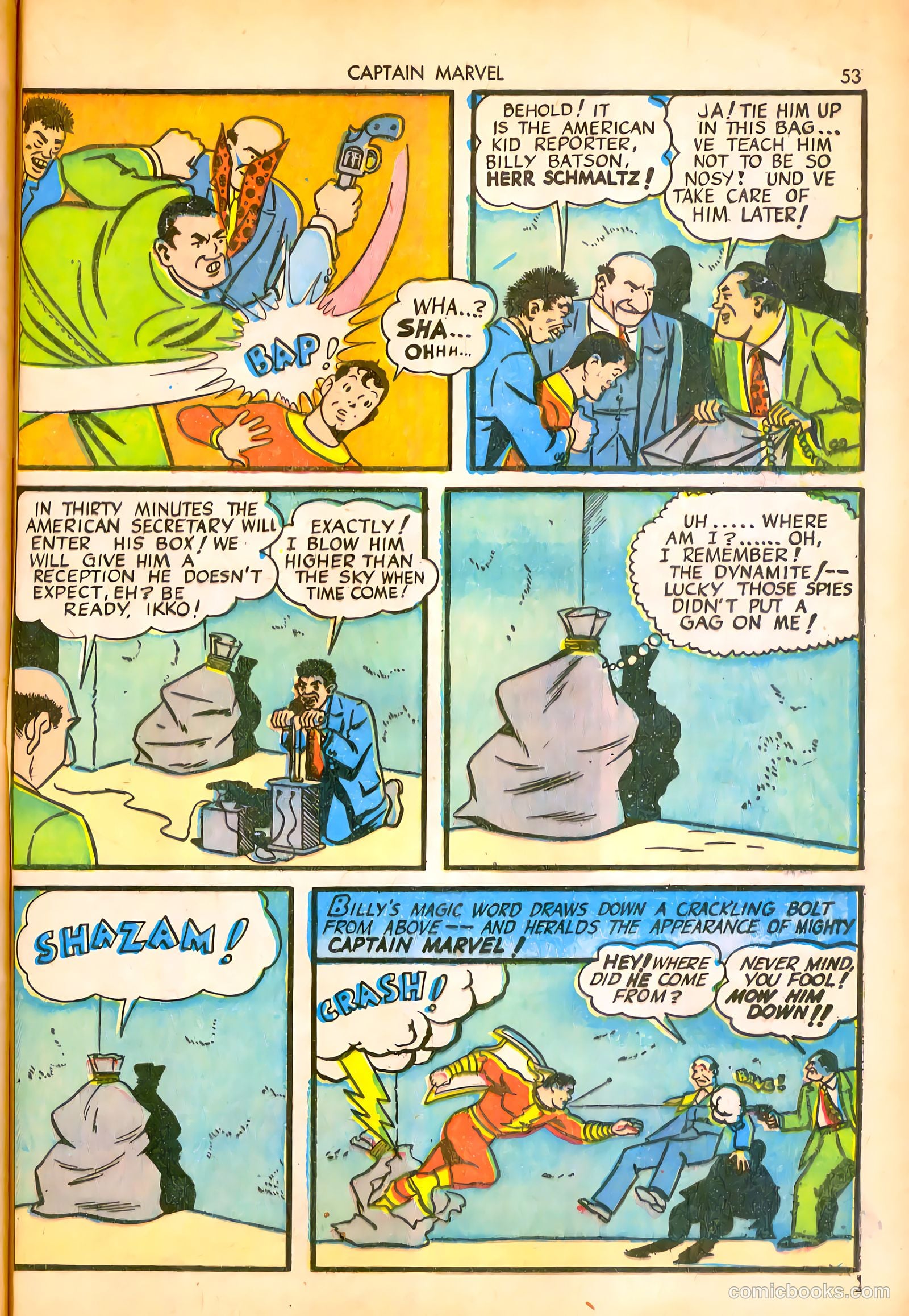 Captain Marvel Adventures #16 — page 54 of 70