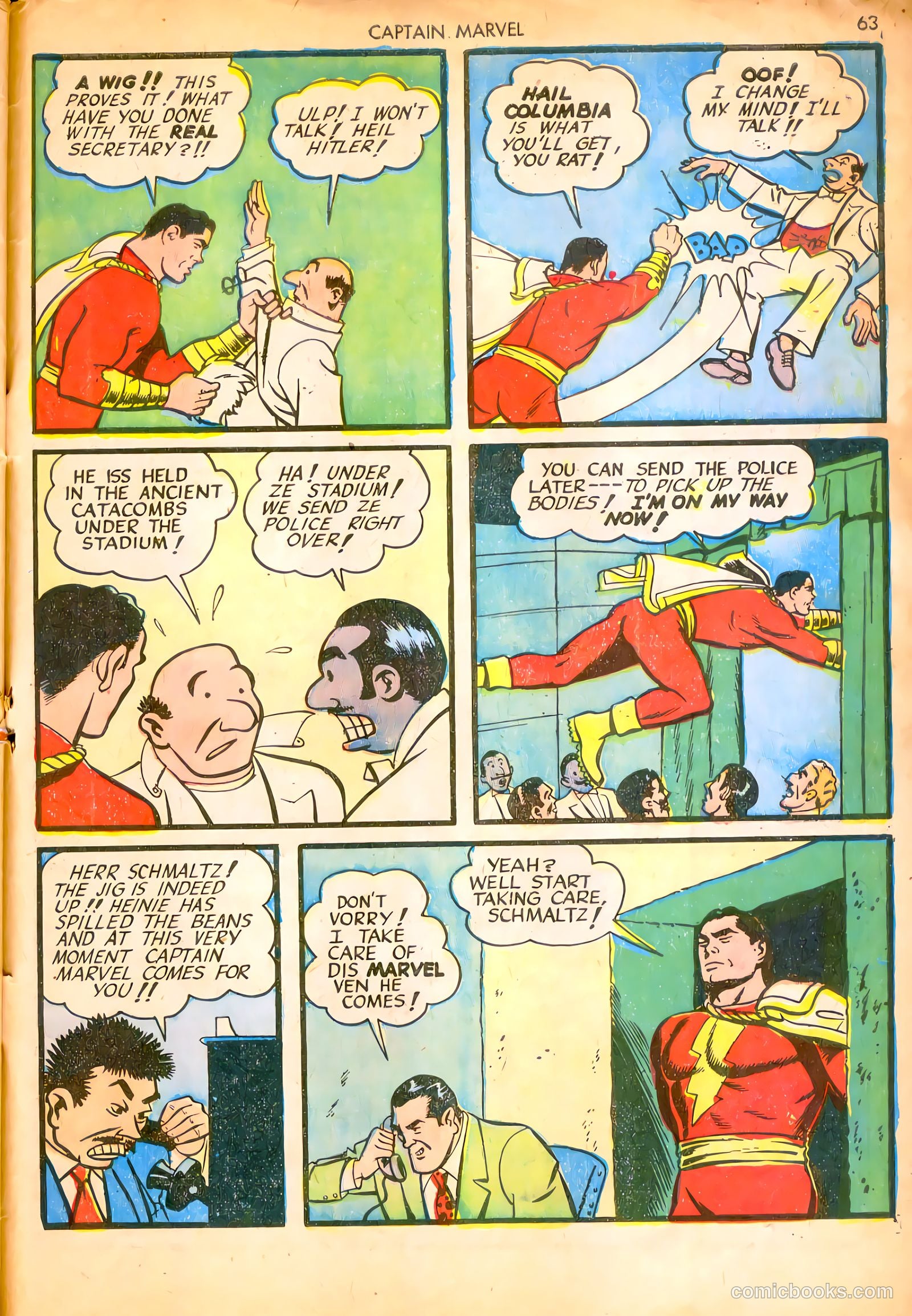 Captain Marvel Adventures #16 — page 64 of 70